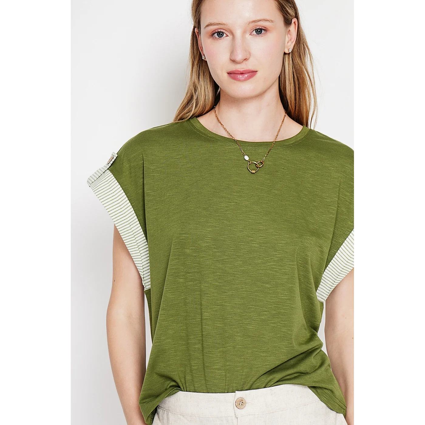 T-Shirt - Kaki Claire - Image 4