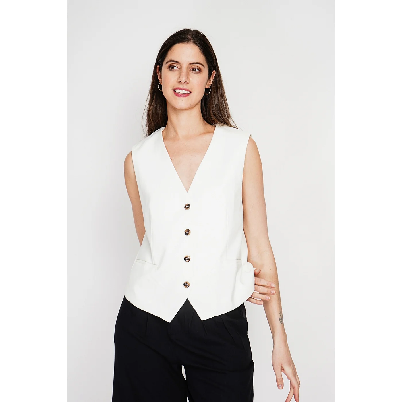 Gilet - Blanc Casse - Image 2