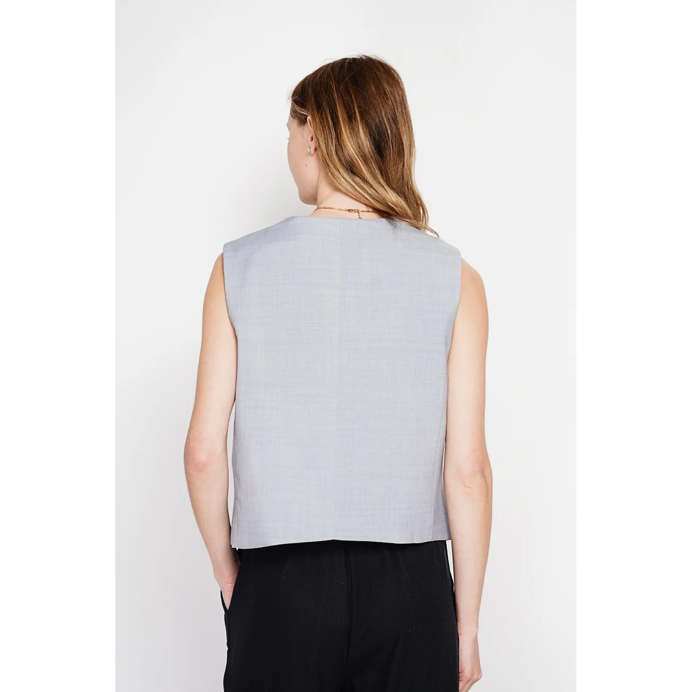 Gilet - Gris Perle - Image 2