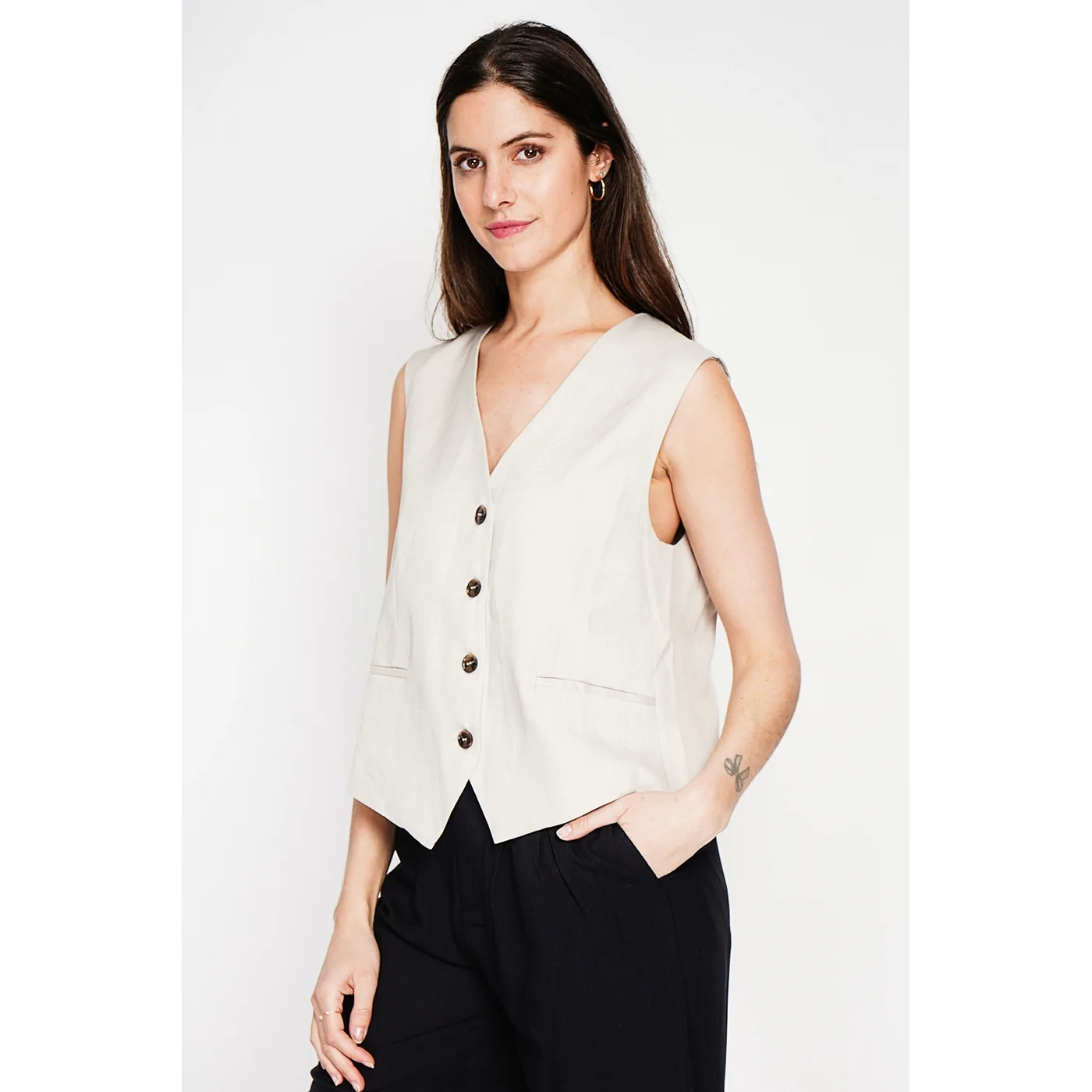Gilet - Lin - Image 2