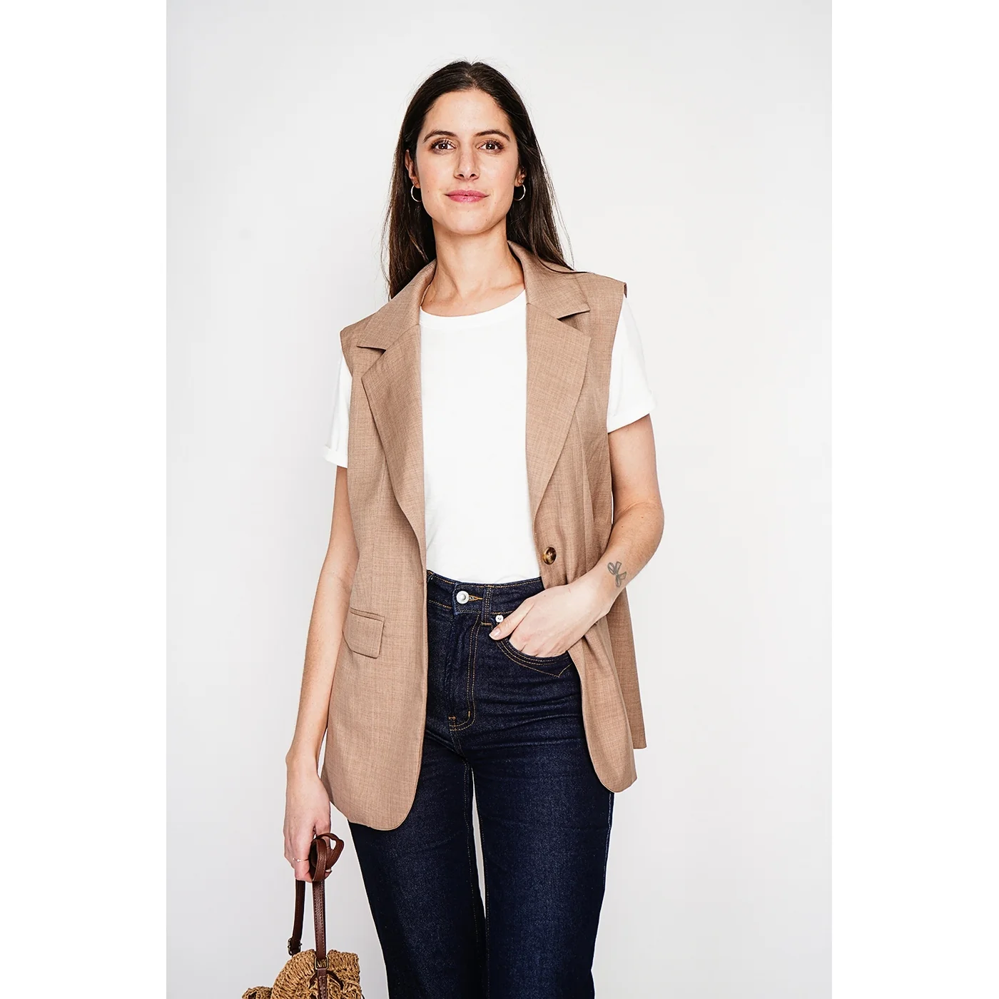 Gilet - Camel - Image 3