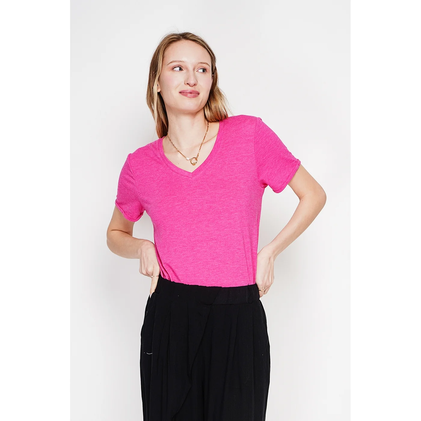 T-Shirt - Fushia - Image 2