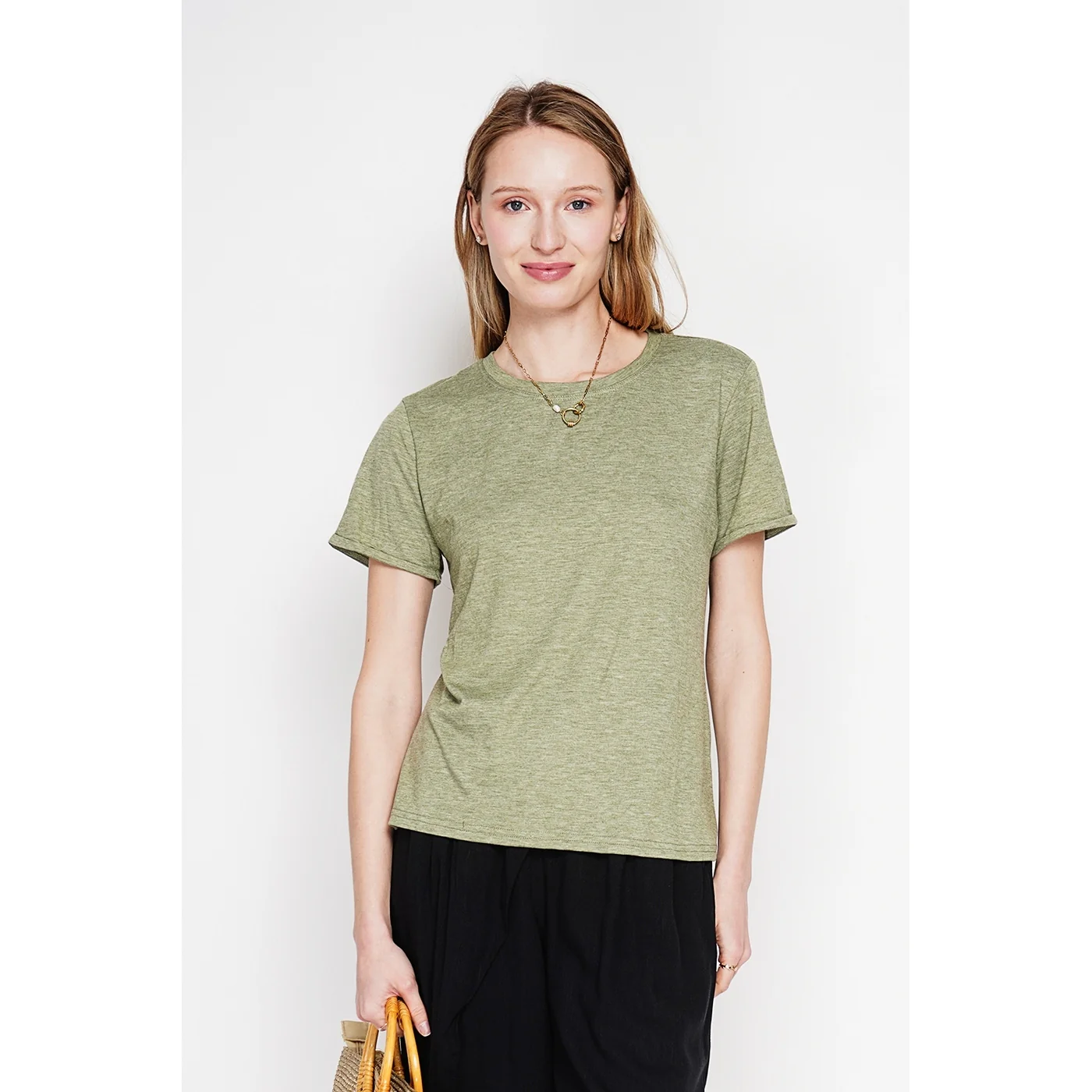 T-Shirt - Kaki Claire - Image 2