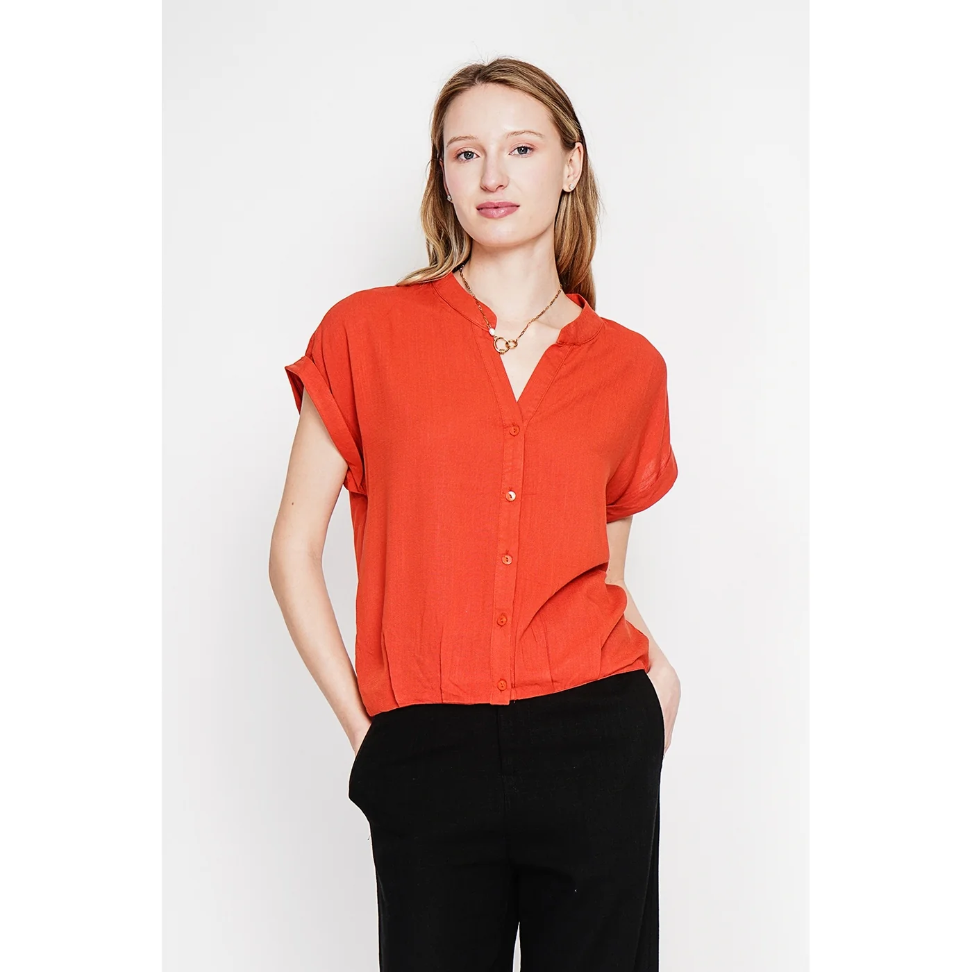 Chemise - Orange - Image 5