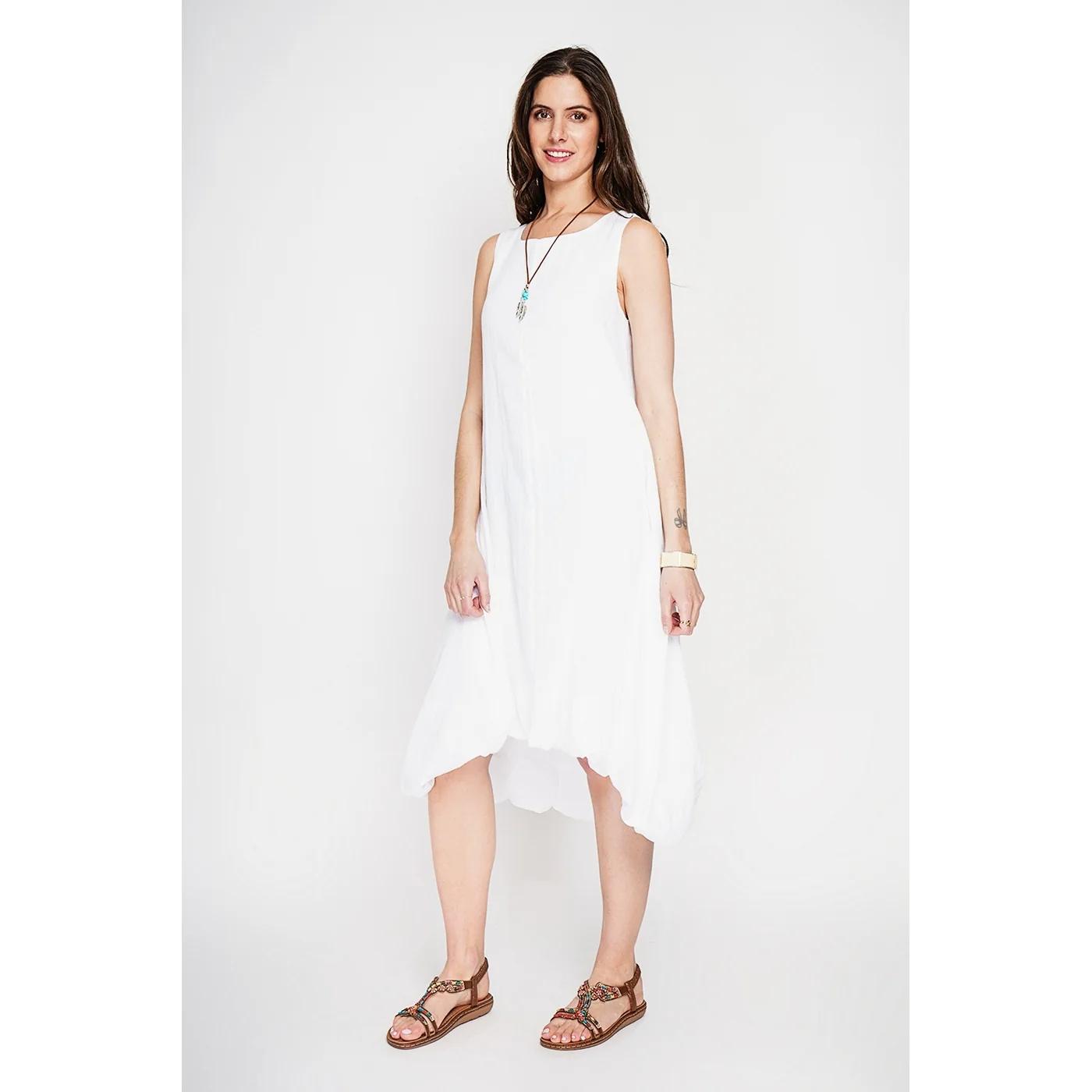 Robe - Blanc - Image 3