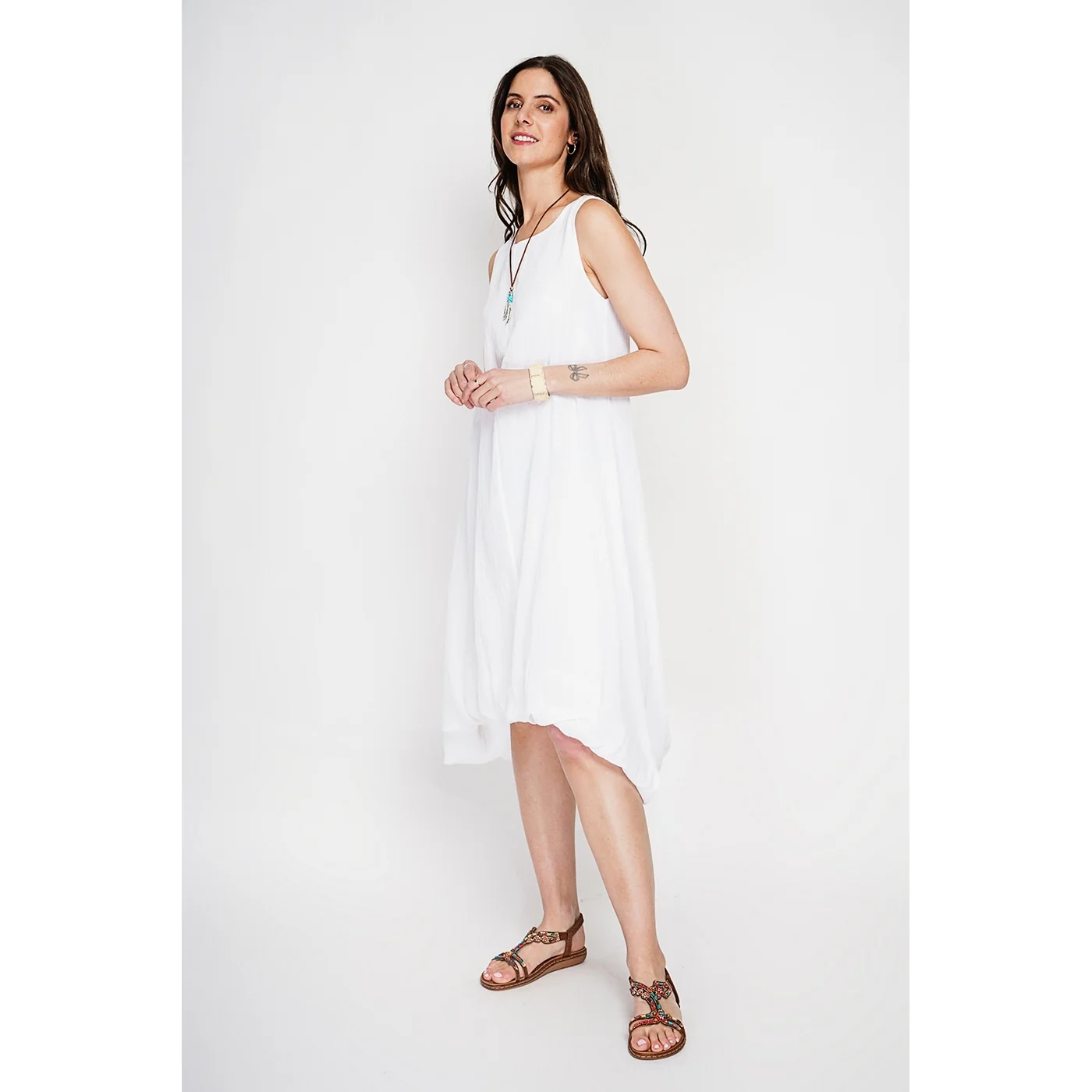 Robe - Blanc - Image 4