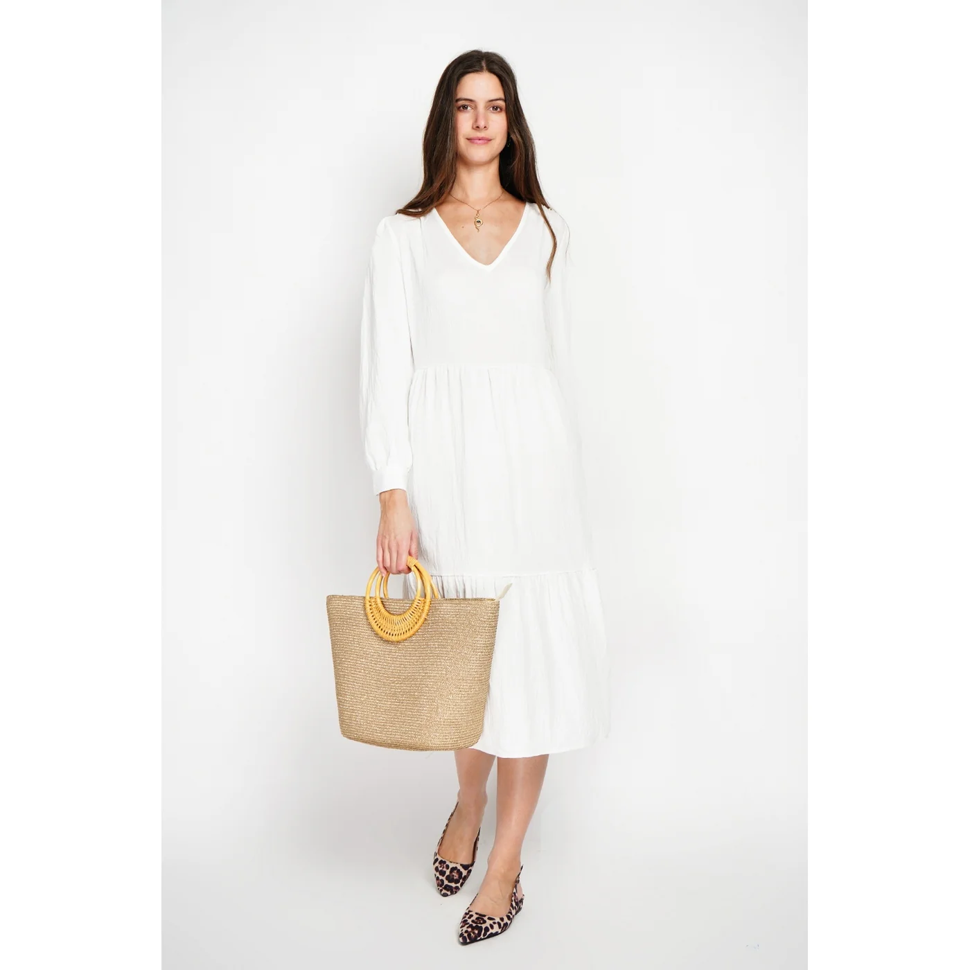 Robe - Blanc - Image 2