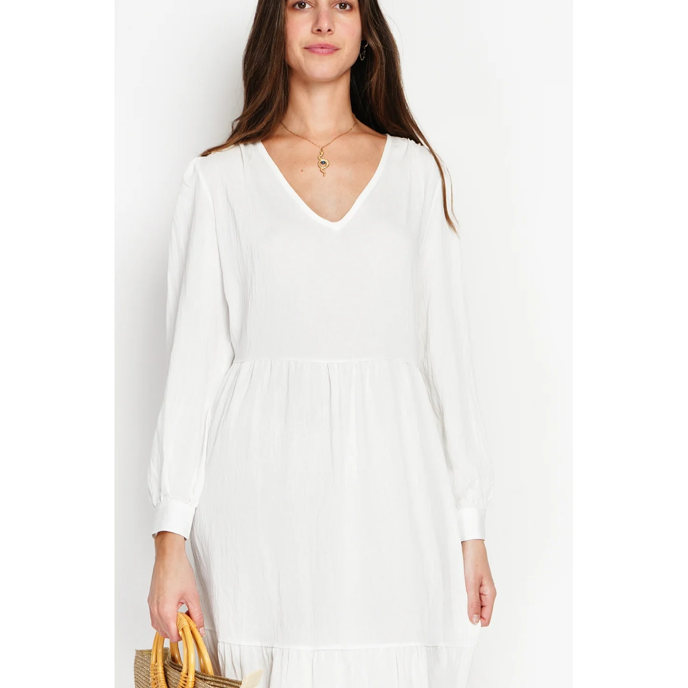 Robe - Blanc - Image 3