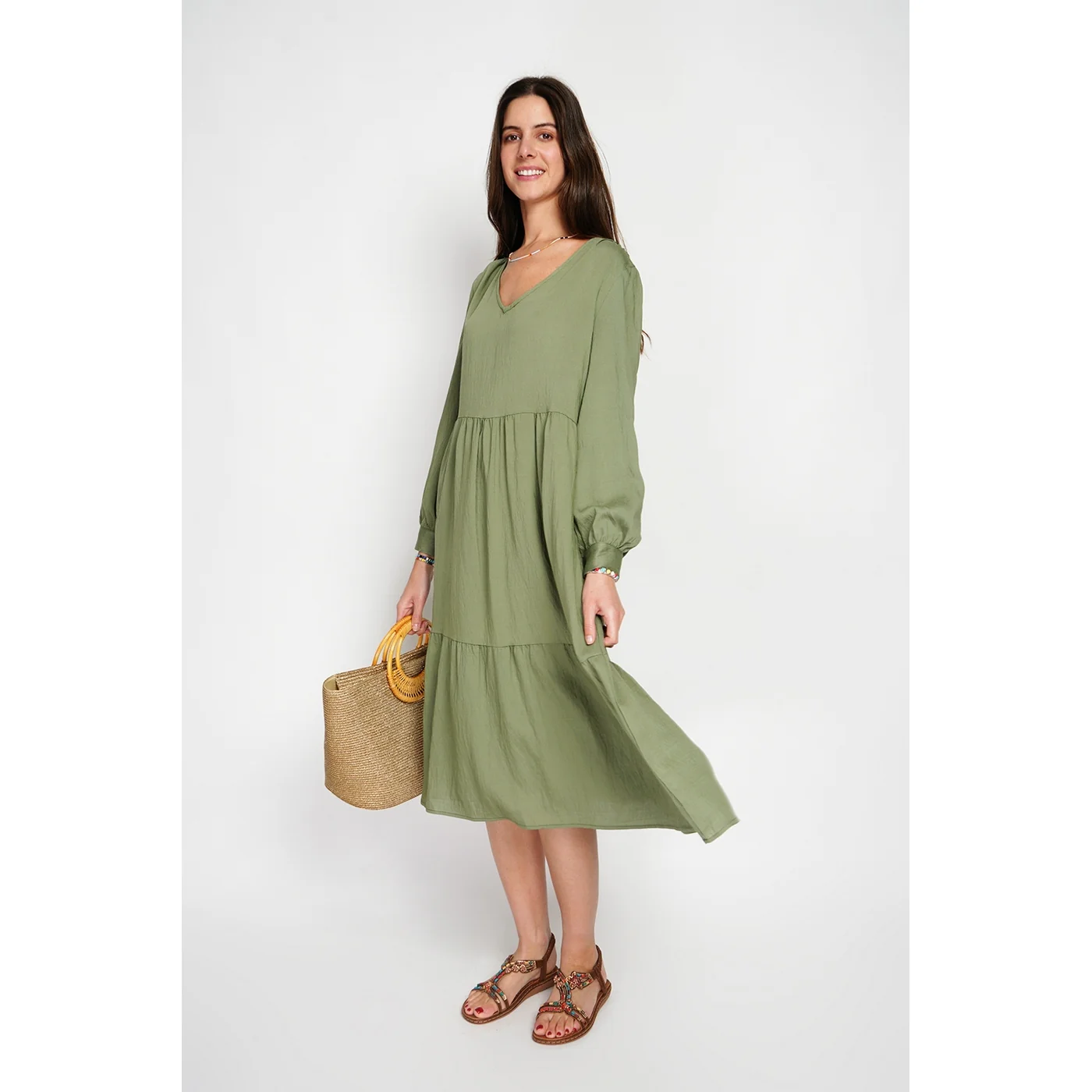 Robe - Kaki Claire - Image 2