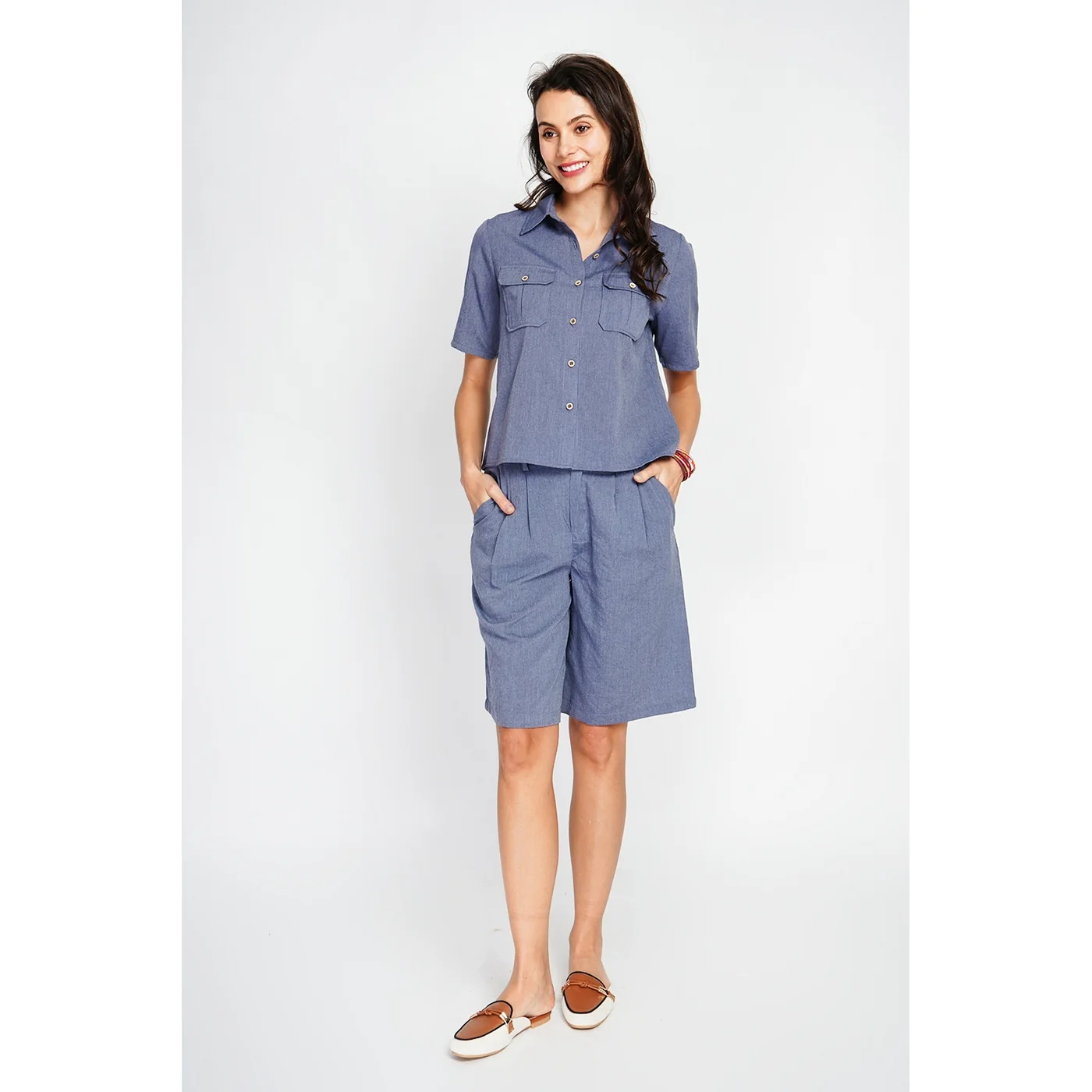 Bermuda - Bleu Jeans - Image 4