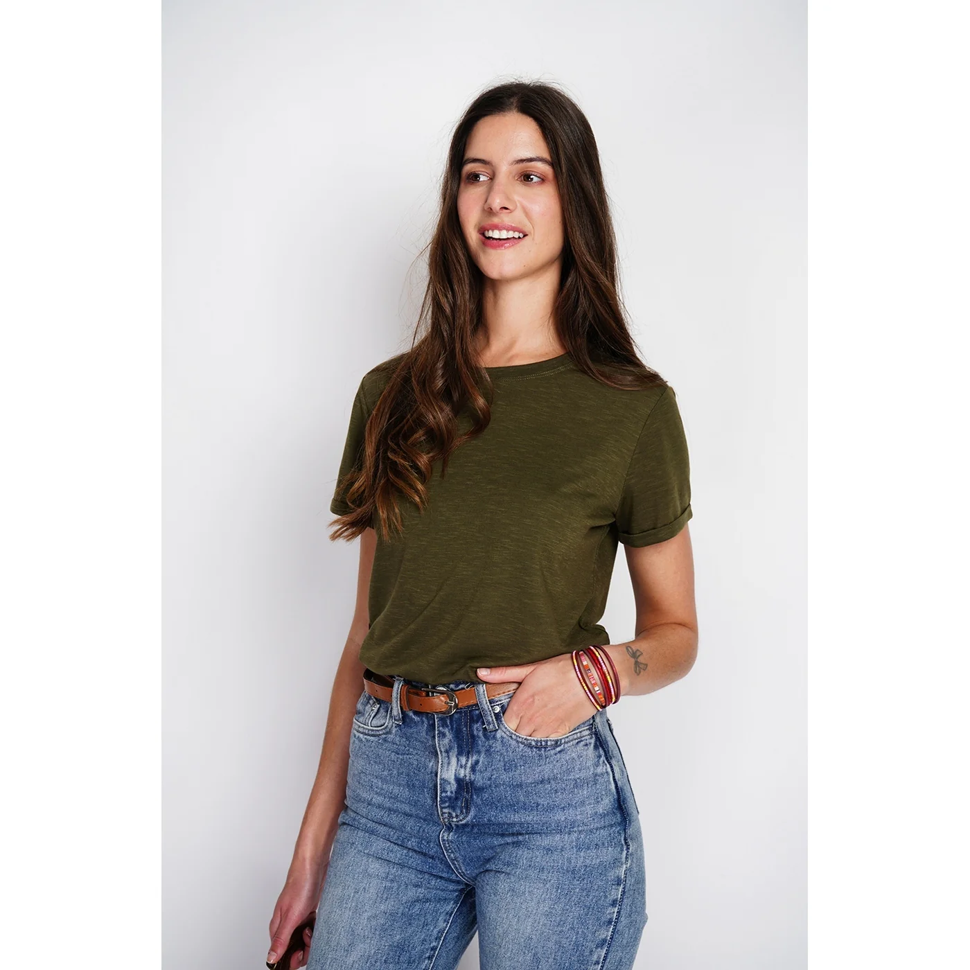 T-Shirt - Kaki Claire - Image 2