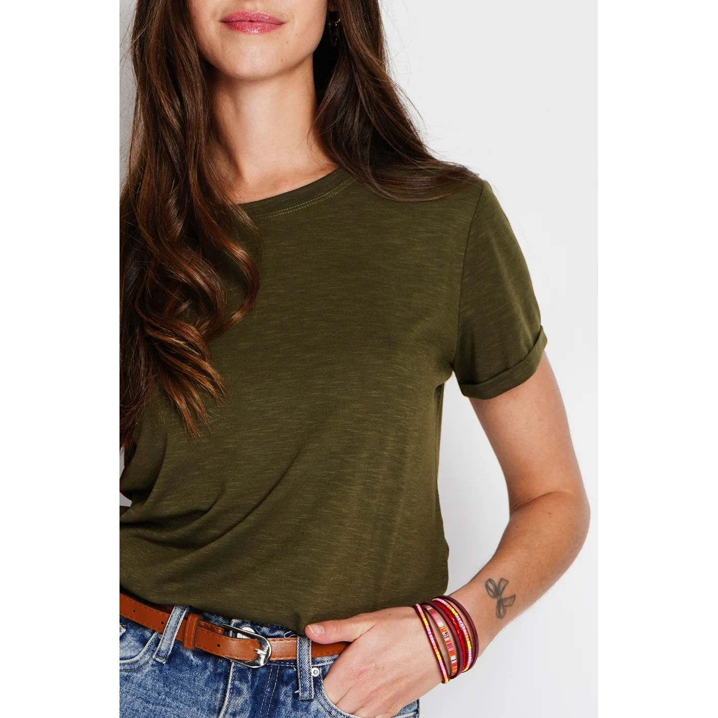 T-Shirt - Kaki Claire - Image 5