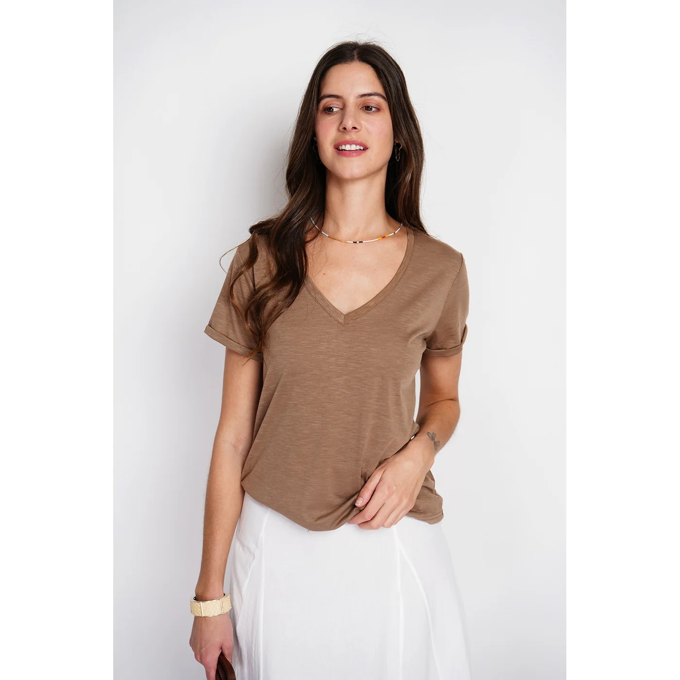 T-Shirt - Marron - Image 2