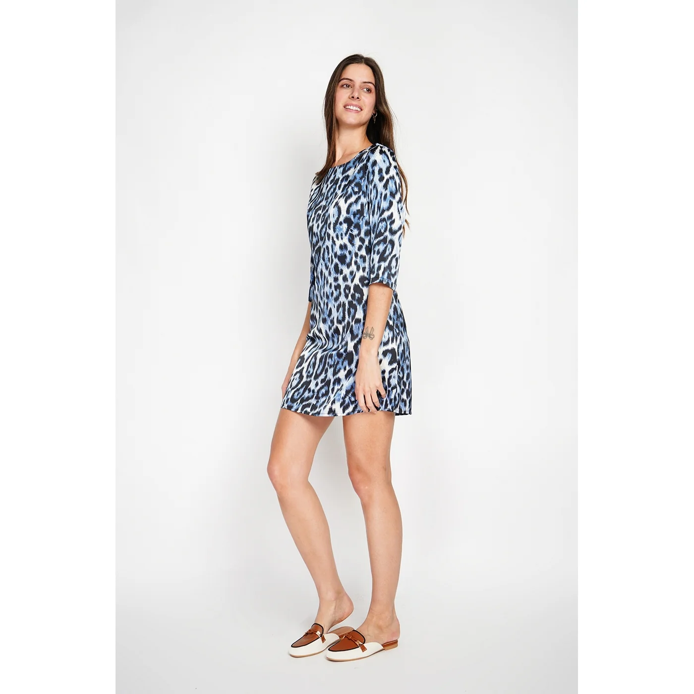 Robe - Bleu Jeans - Image 5