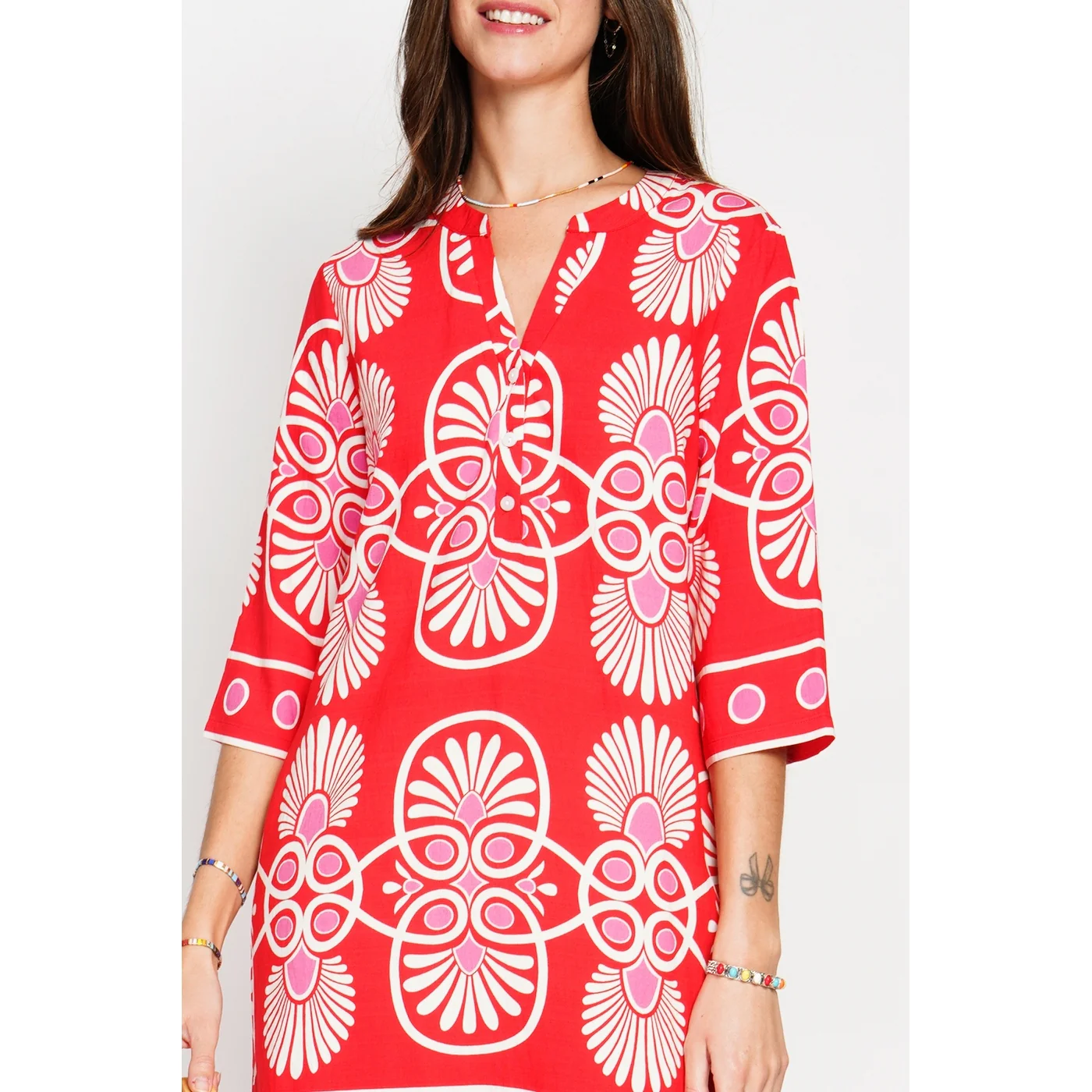 Robe - Rouge - Image 3