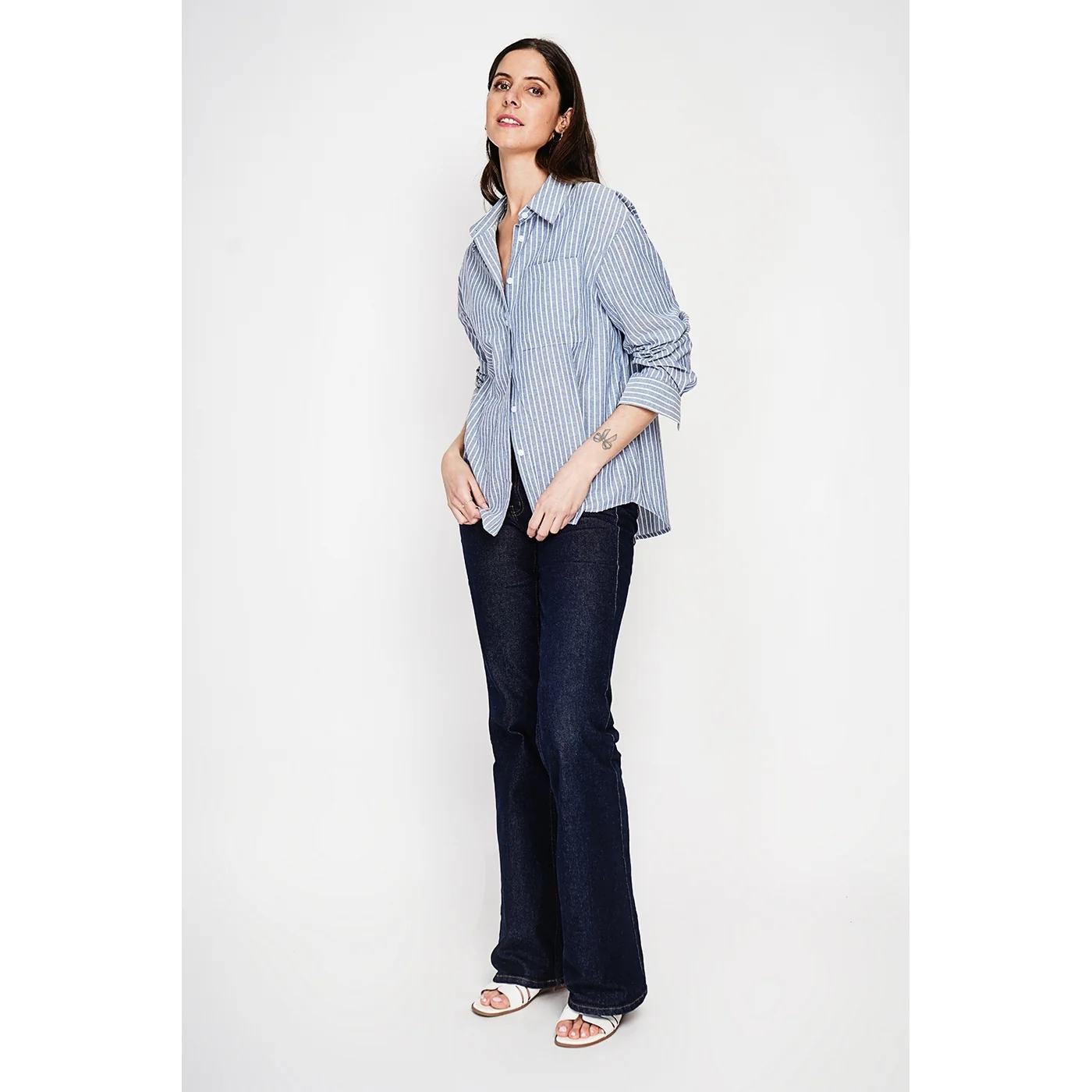 Chemise - Bleu Jeans - Image 6