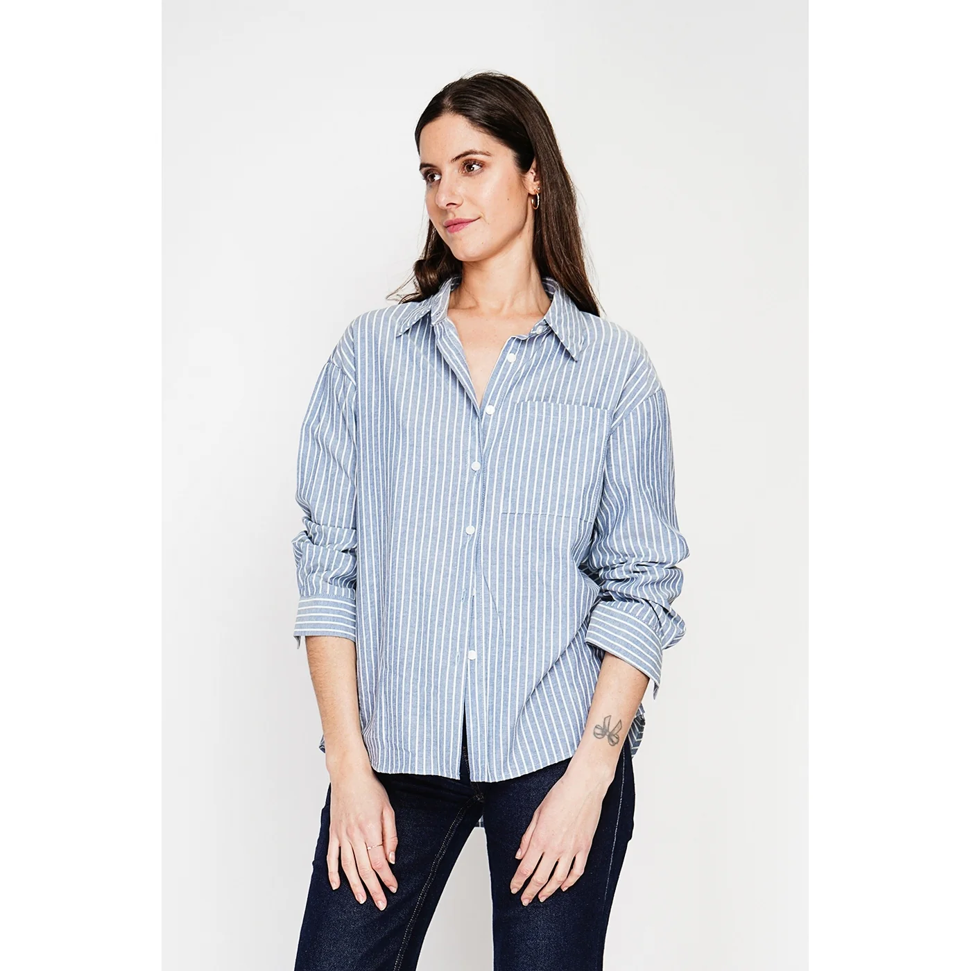 Chemise - Bleu Jeans - Image 7