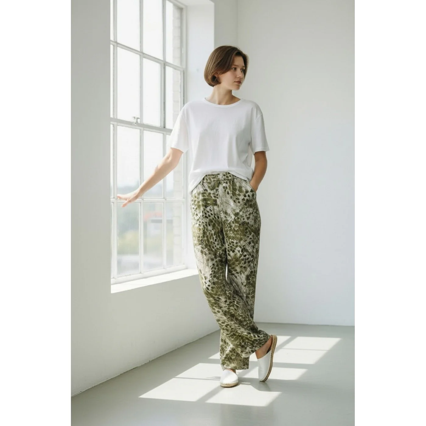 Pantalon - Kaki - Image 2