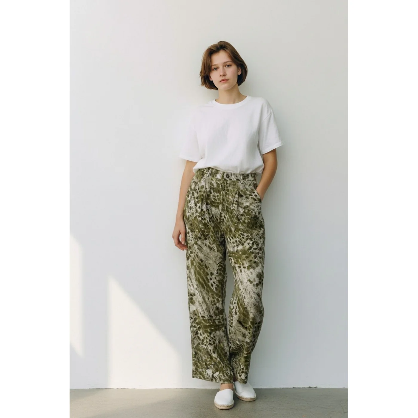 Pantalon - Kaki - Image 3