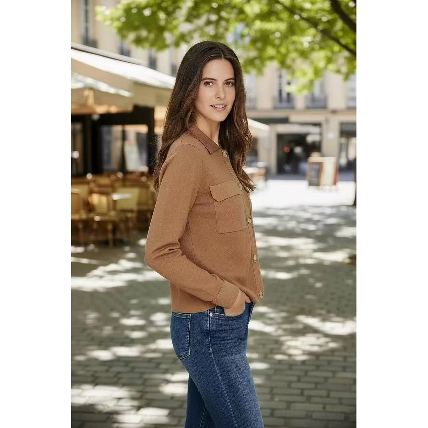Gilet - Marron - Image 3