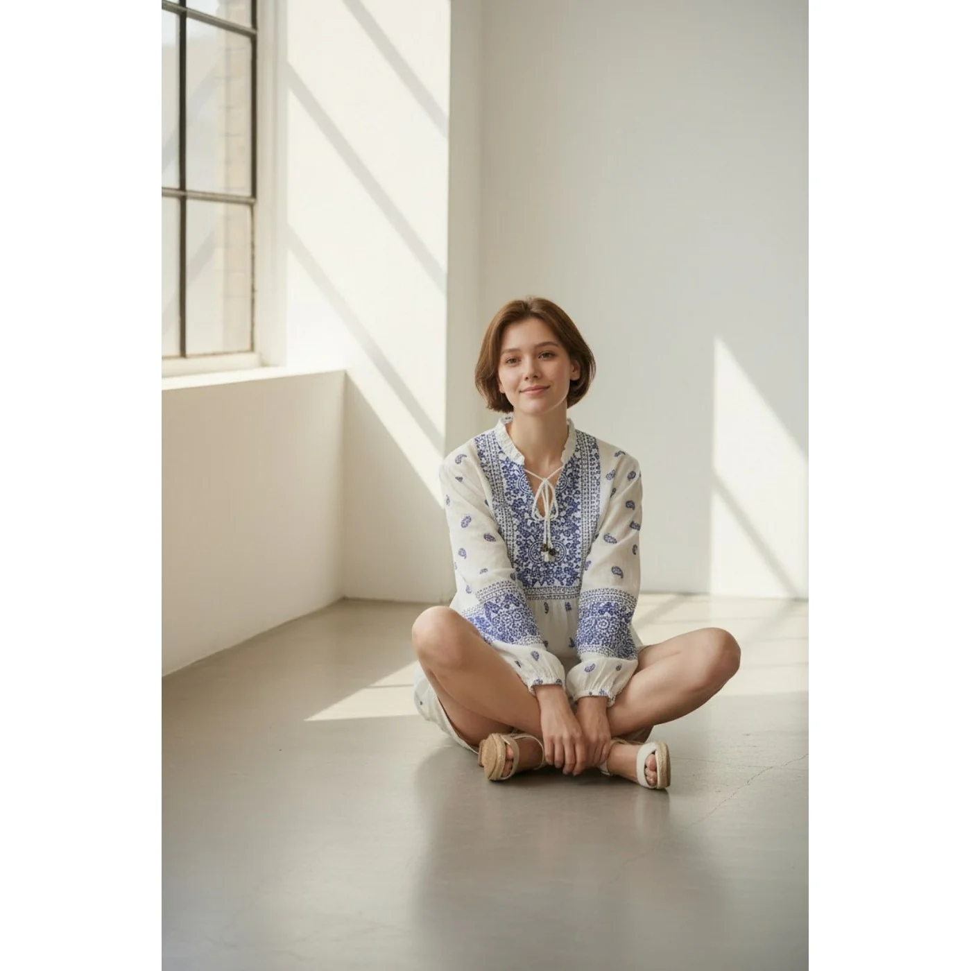 Blouse - Marine - Image 2
