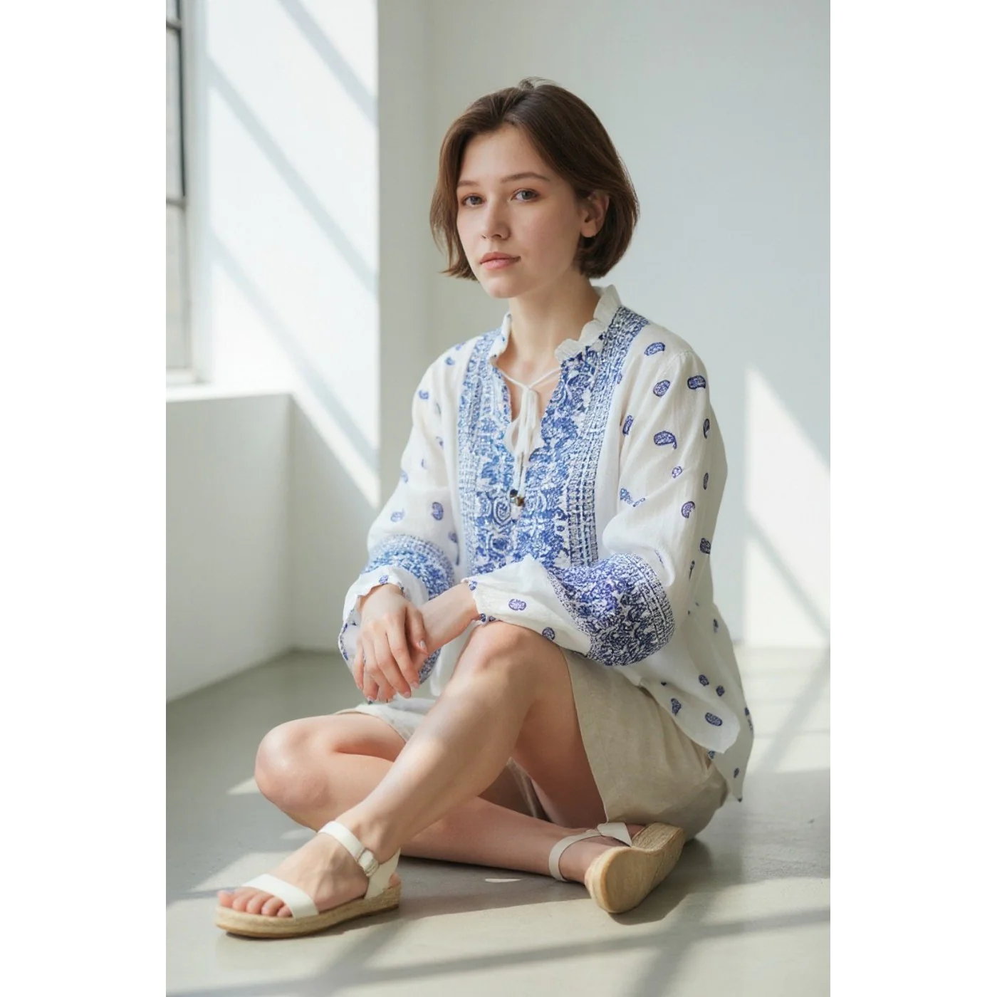 Blouse - Marine - Image 4