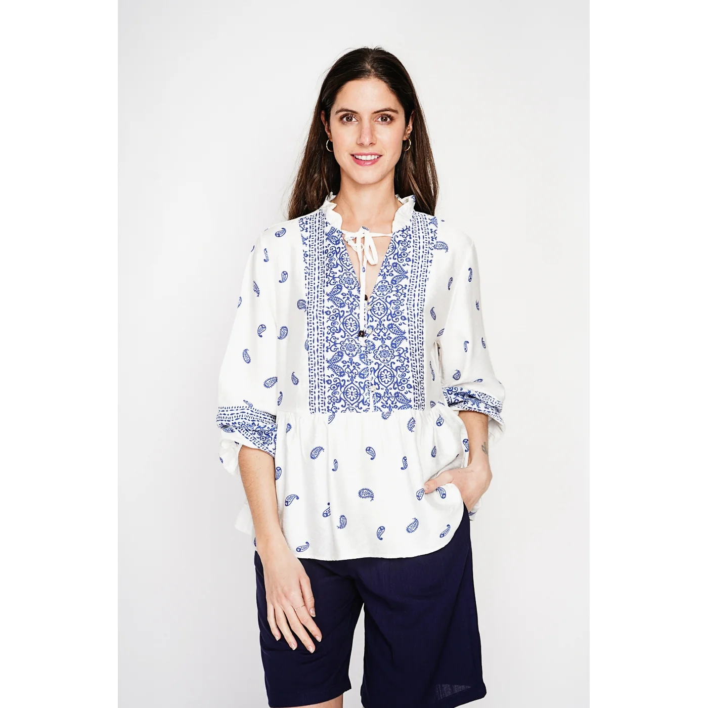 Blouse - Marine - Image 5