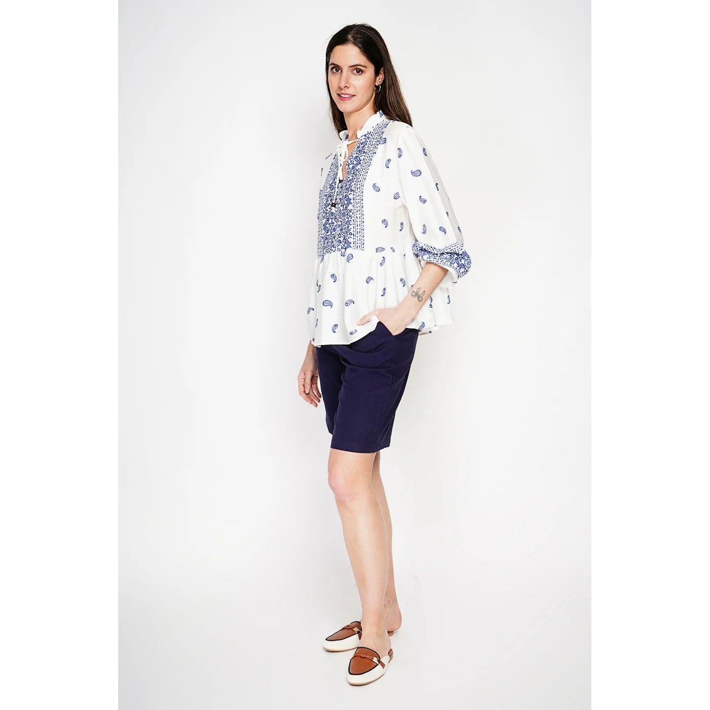 Blouse - Marine - Image 7