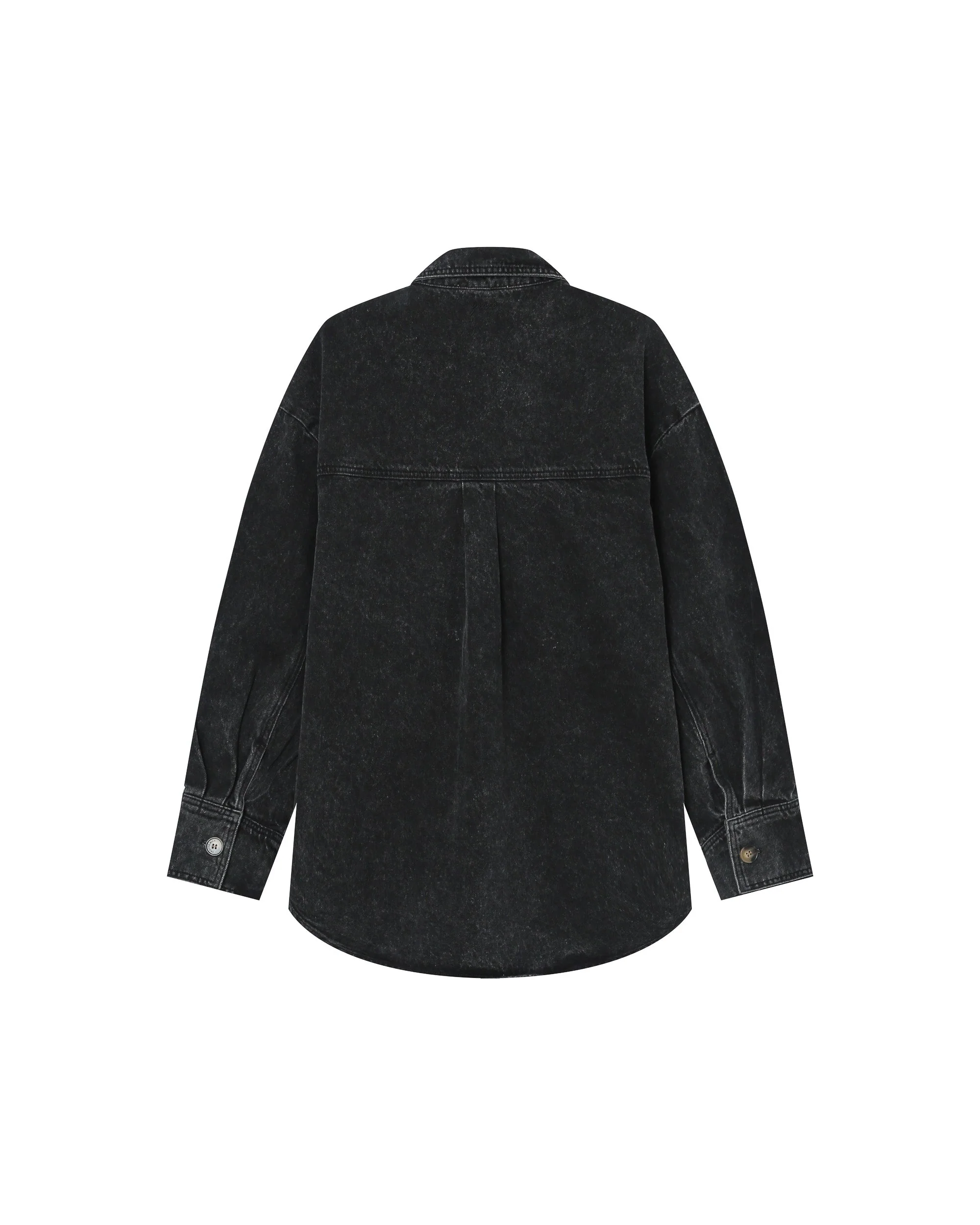 Surchemise Oversize Black Washed Sydney - Image 7