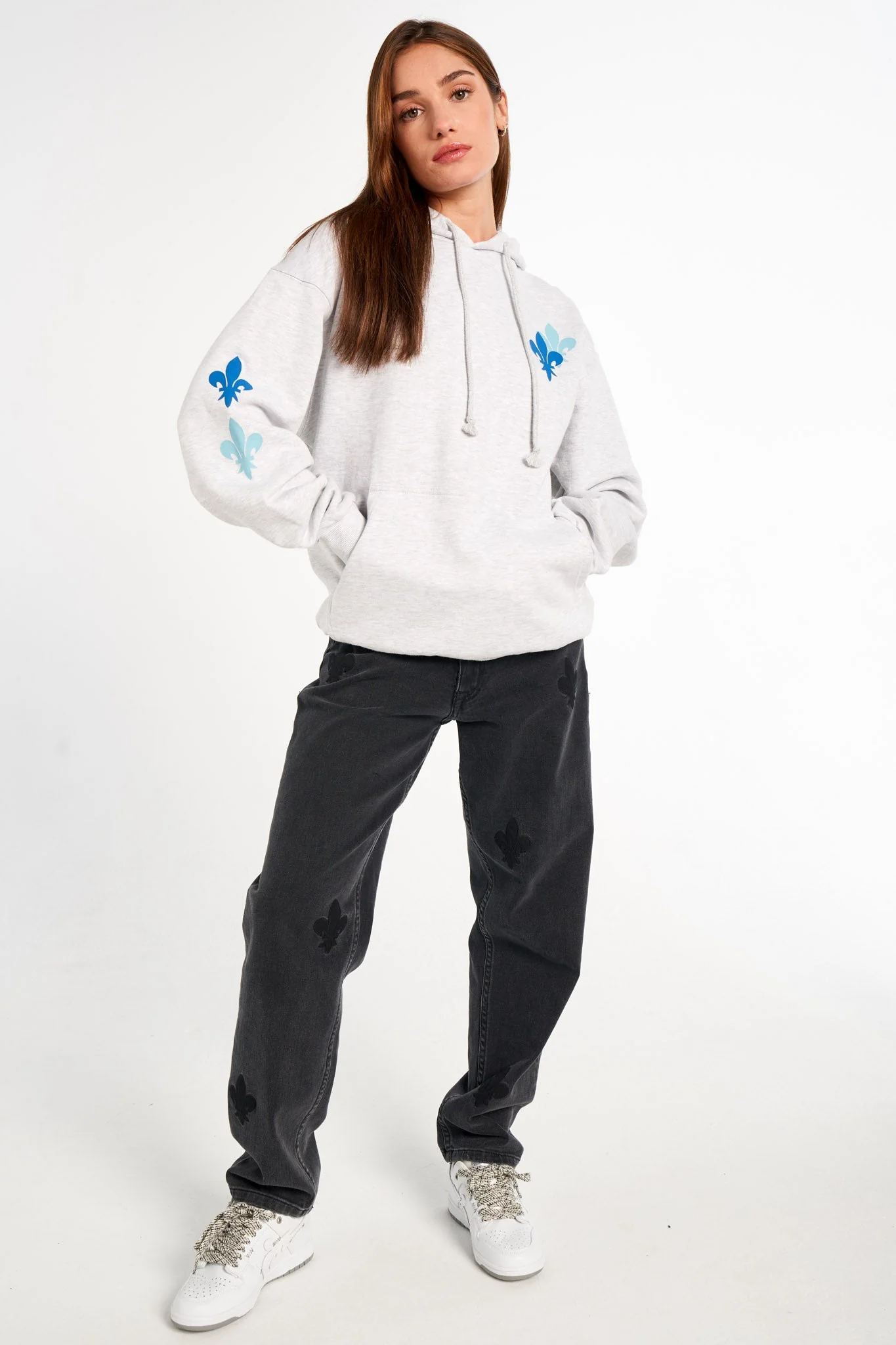 Sweat Jeru - Light Grey Melanged - Image 10