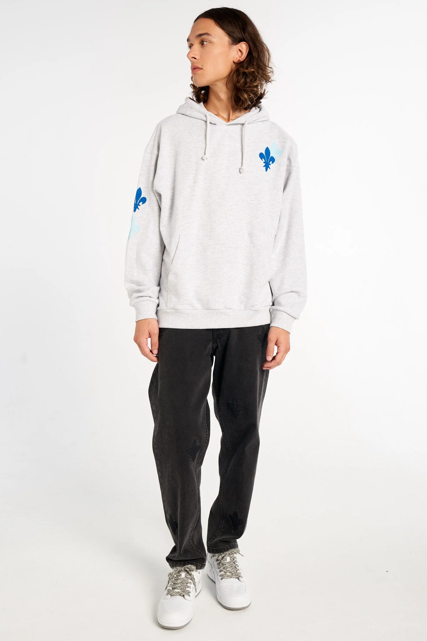 Sweat Jeru - Light Grey Melanged - Image 11