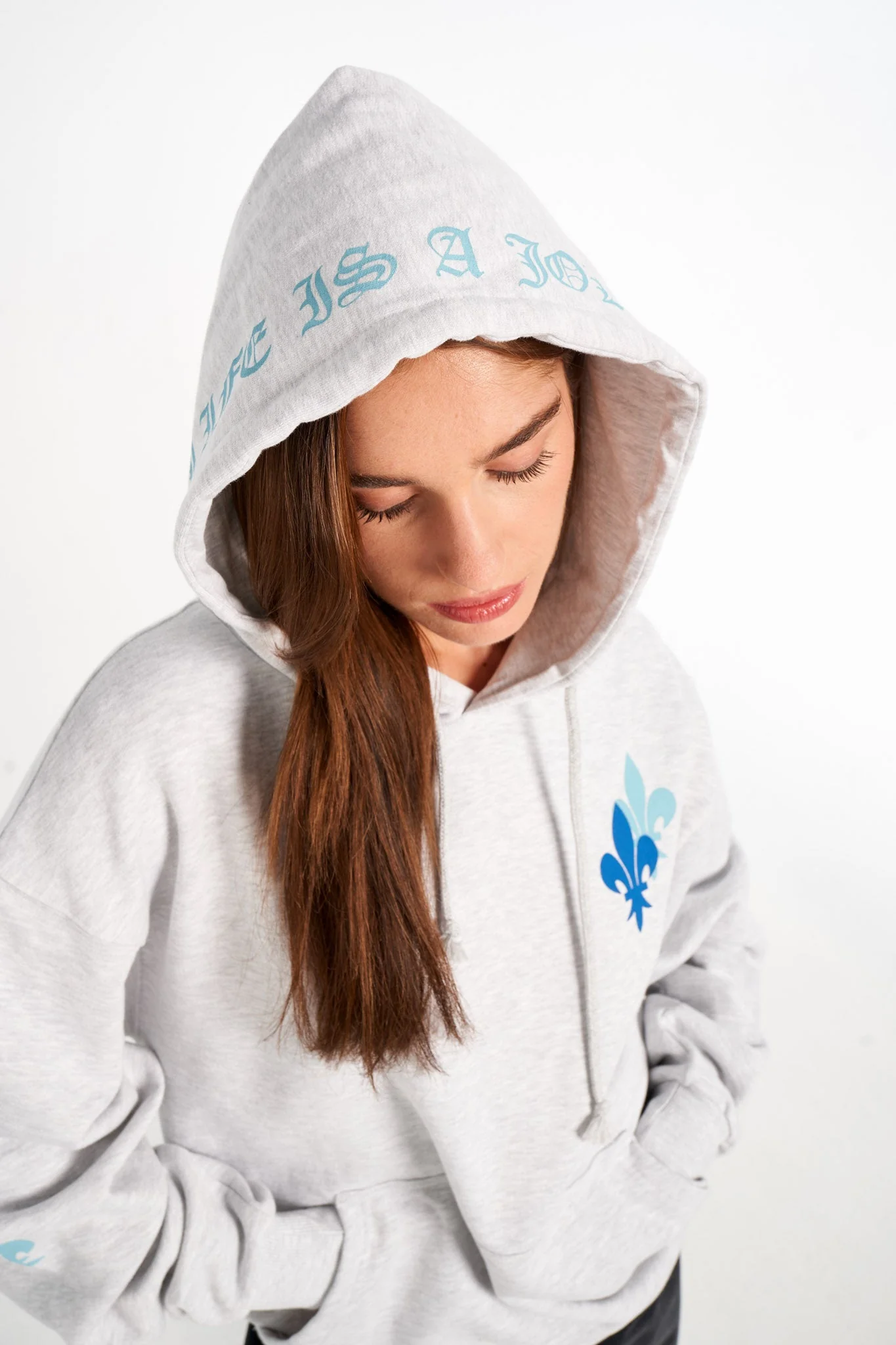 Sweat Jeru - Light Grey Melanged - Image 4