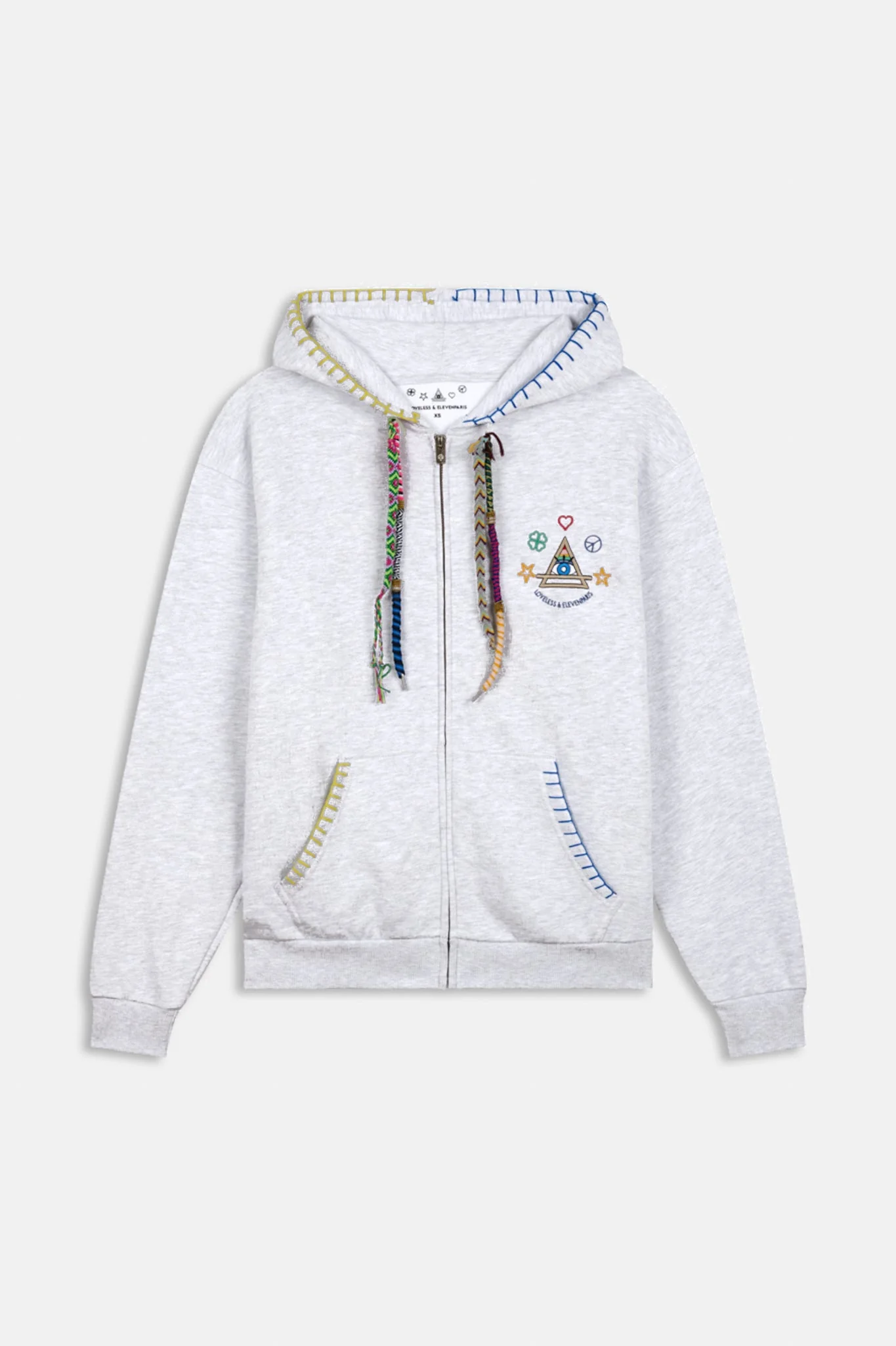 Sweat Moon - Light Grey Melanged - Image 2