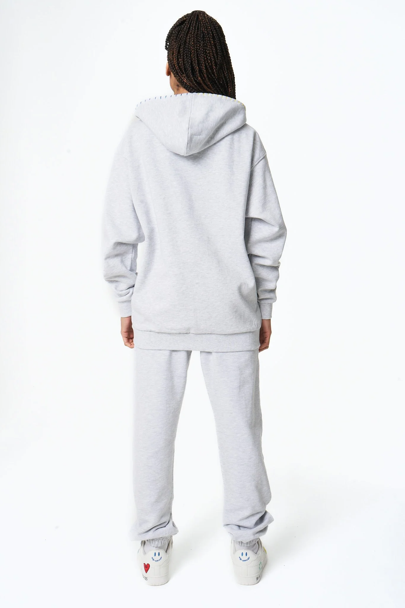 Sweat Moon - Light Grey Melanged - Image 6