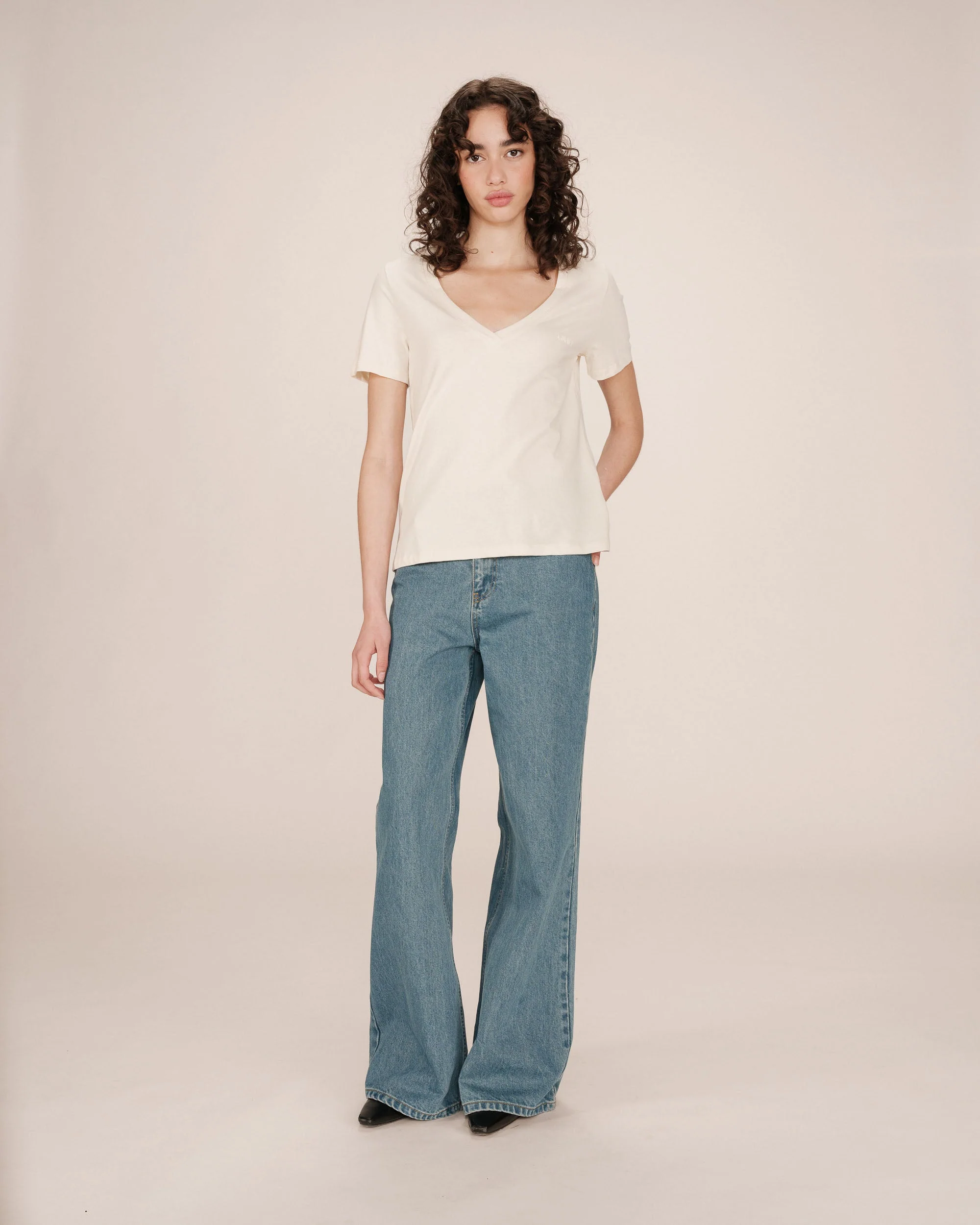 T-Shirt A Message Beige Samory - Image 3