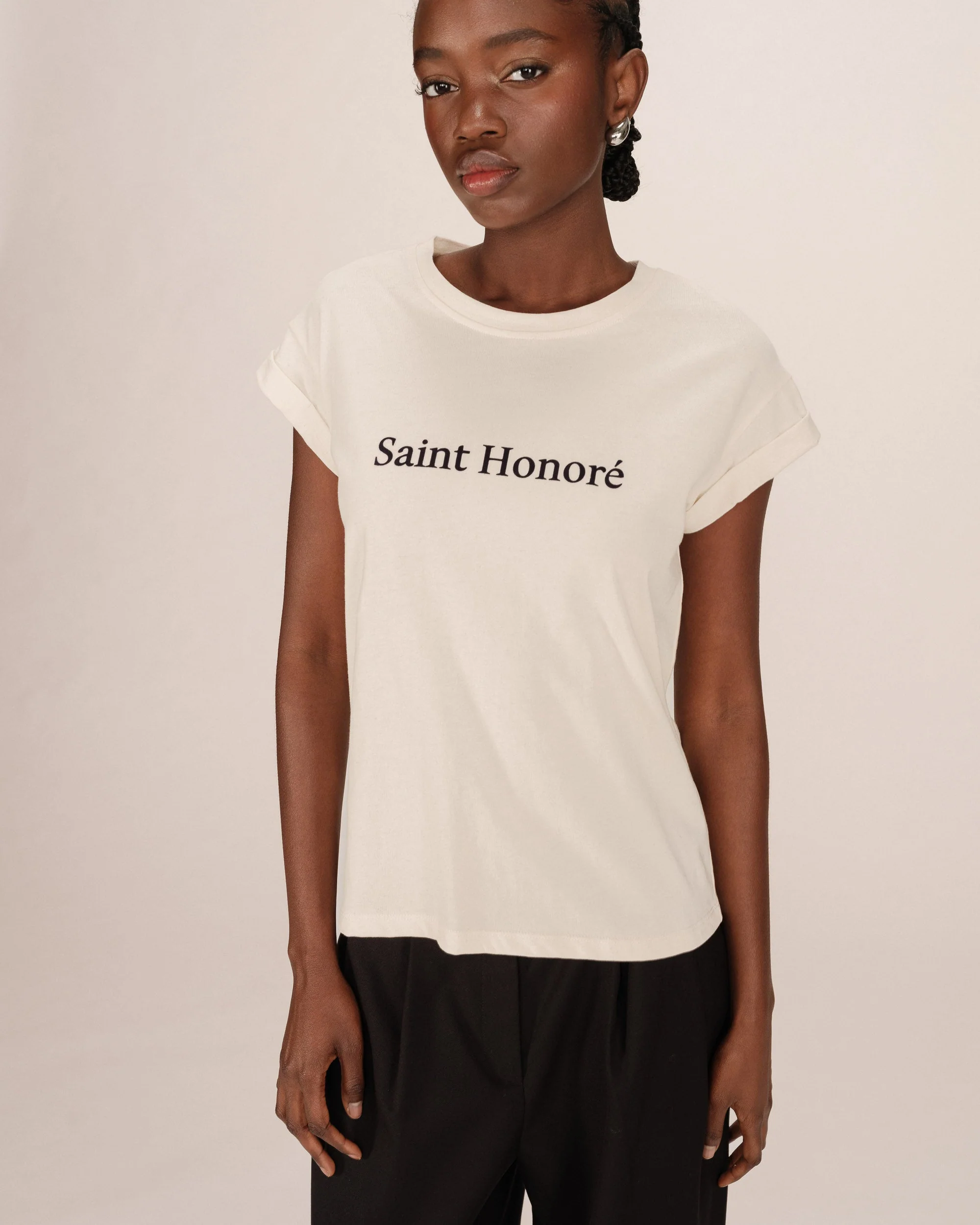 T-Shirt A Message Beige Sorentino - Image 2