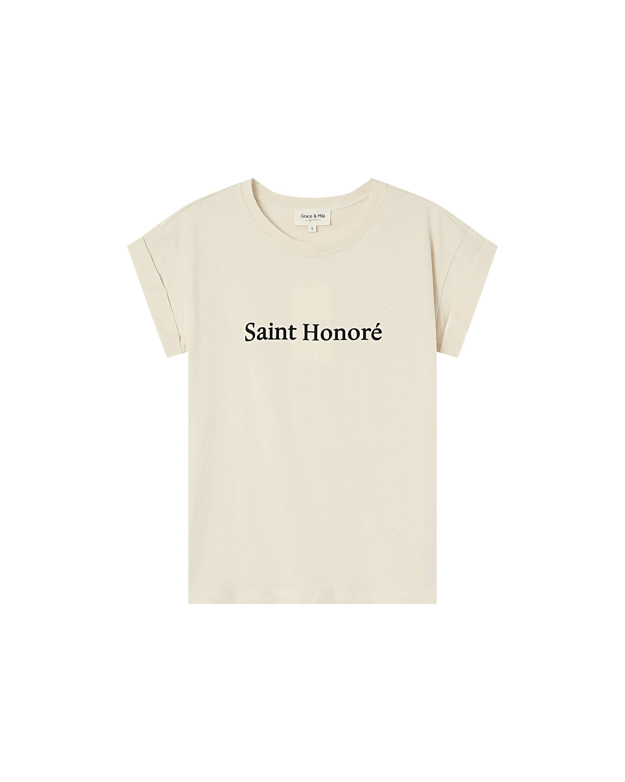 T-Shirt A Message Beige Sorentino - Image 5