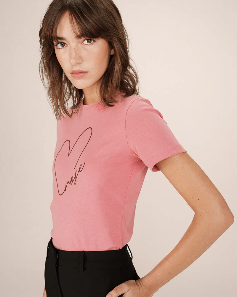 T-Shirt A Message Blush Sixte - Image 2
