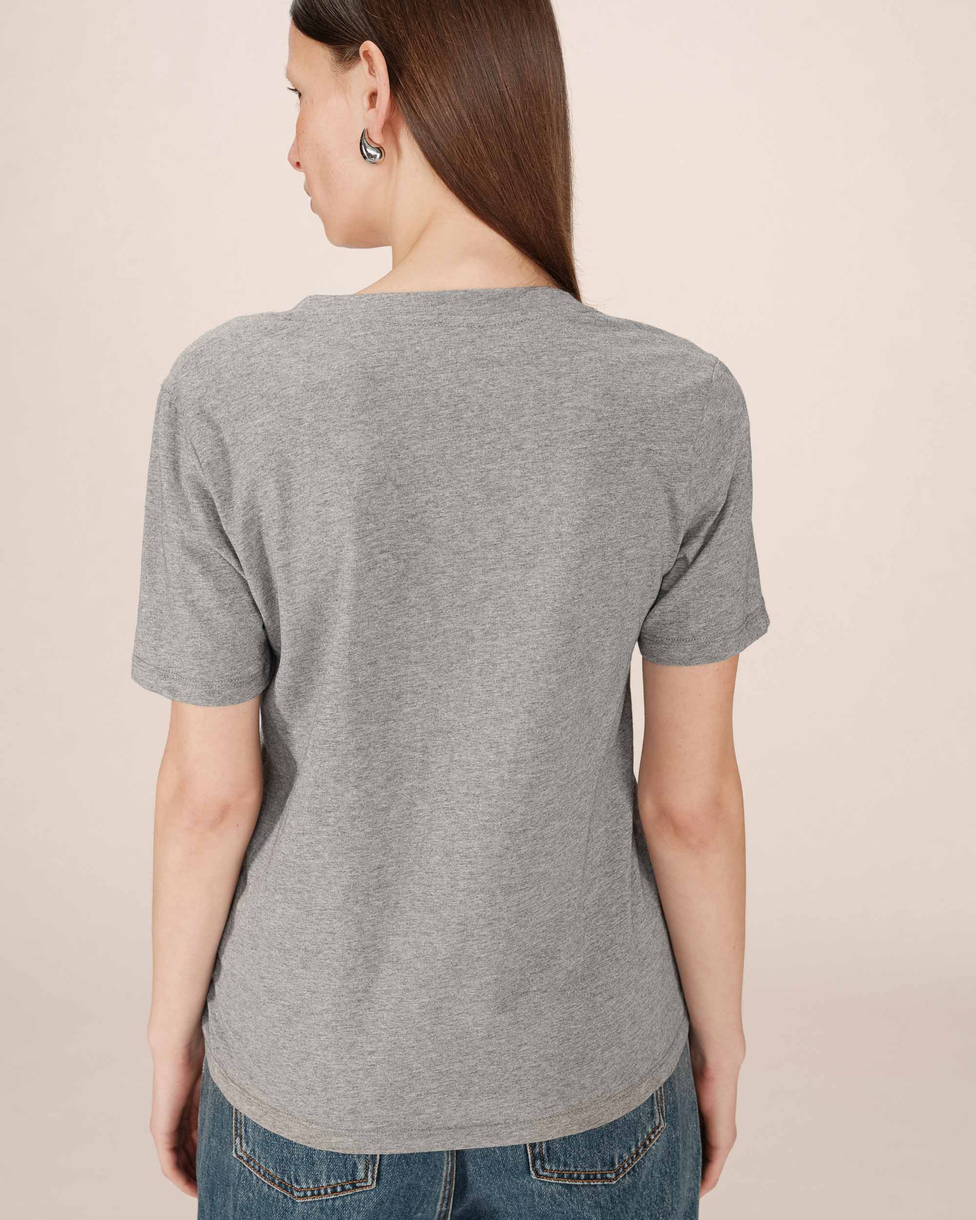 T-Shirt A Message Gris Samory - Image 4