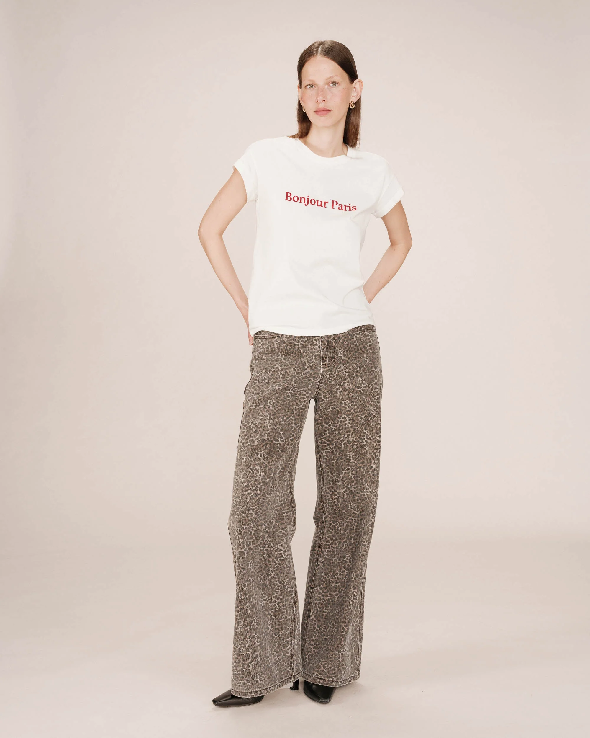 T-Shirt A Message Ivoire Sorentino - Image 3