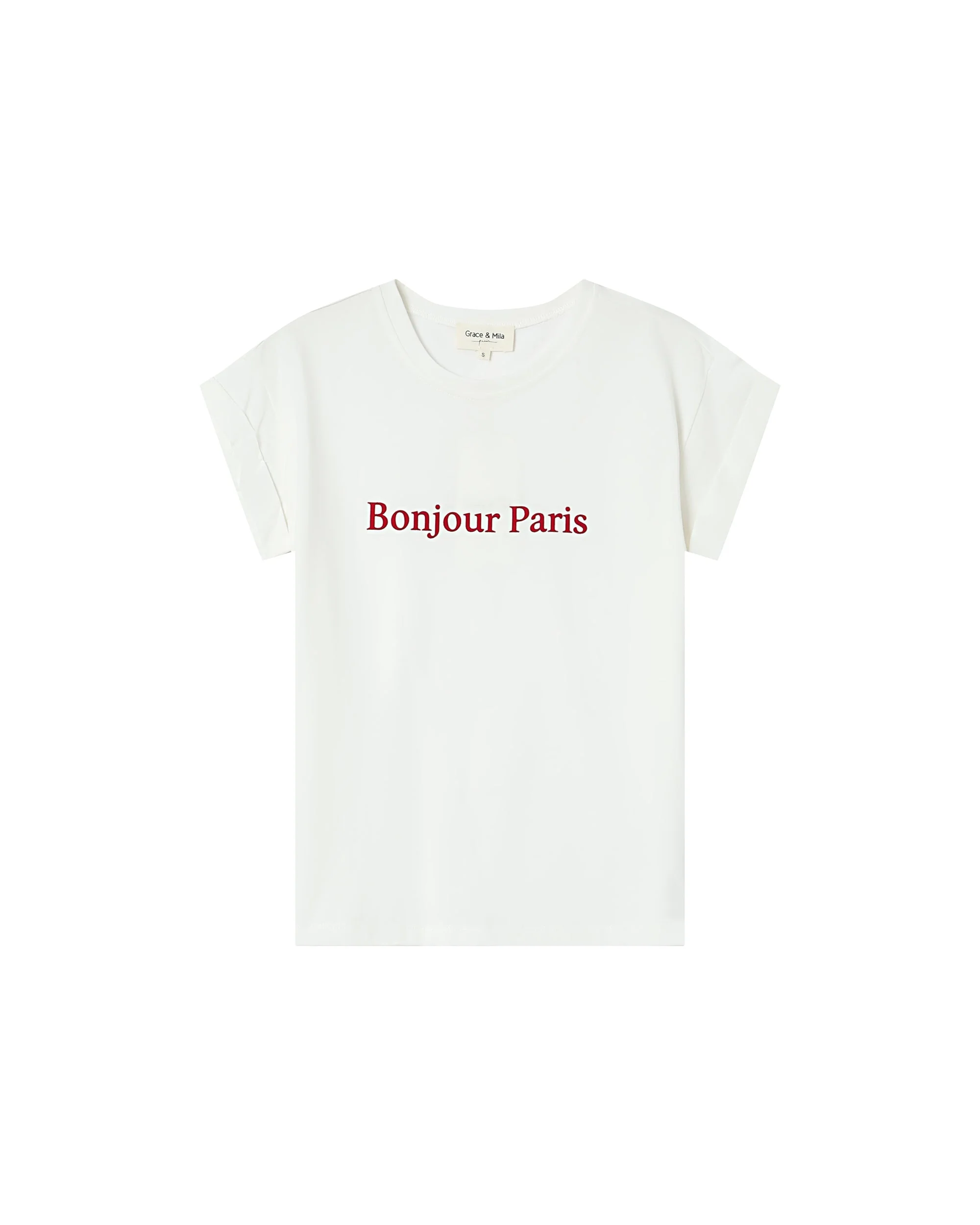 T-Shirt A Message Ivoire Sorentino - Image 5