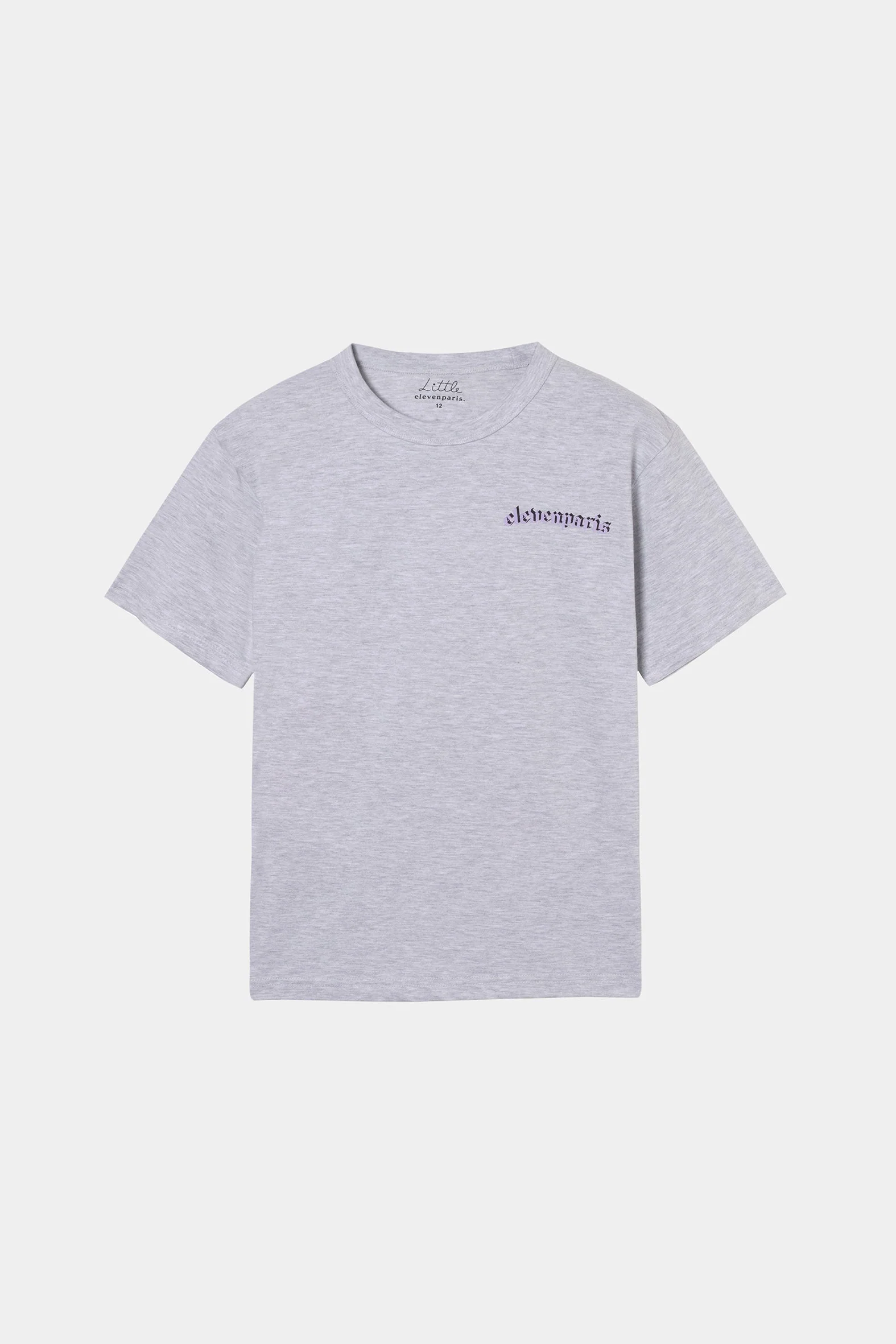 T-Shirt Bajus - Light Grey Melanged - Image 3