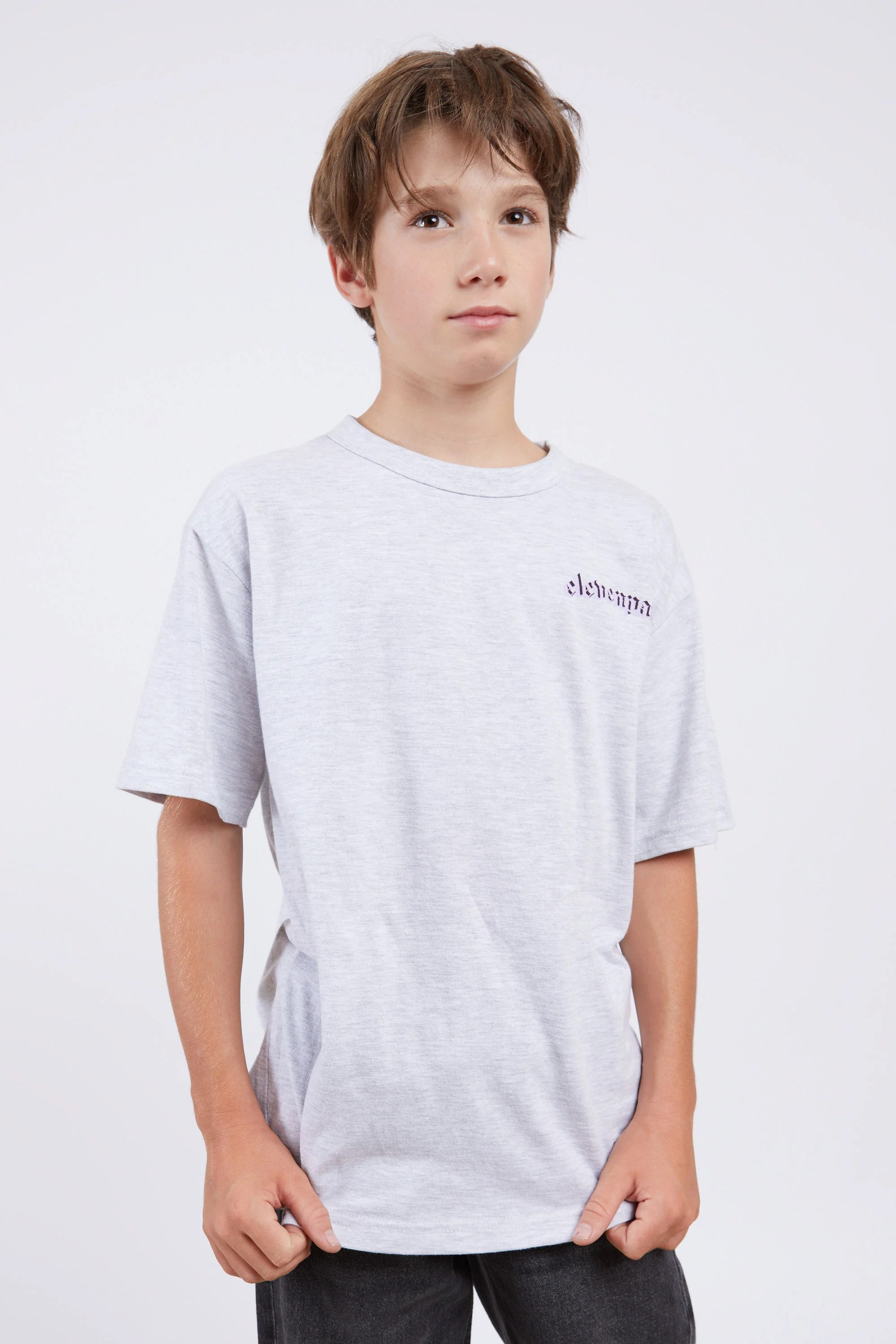 T-Shirt Bajus - Light Grey Melanged - Image 6
