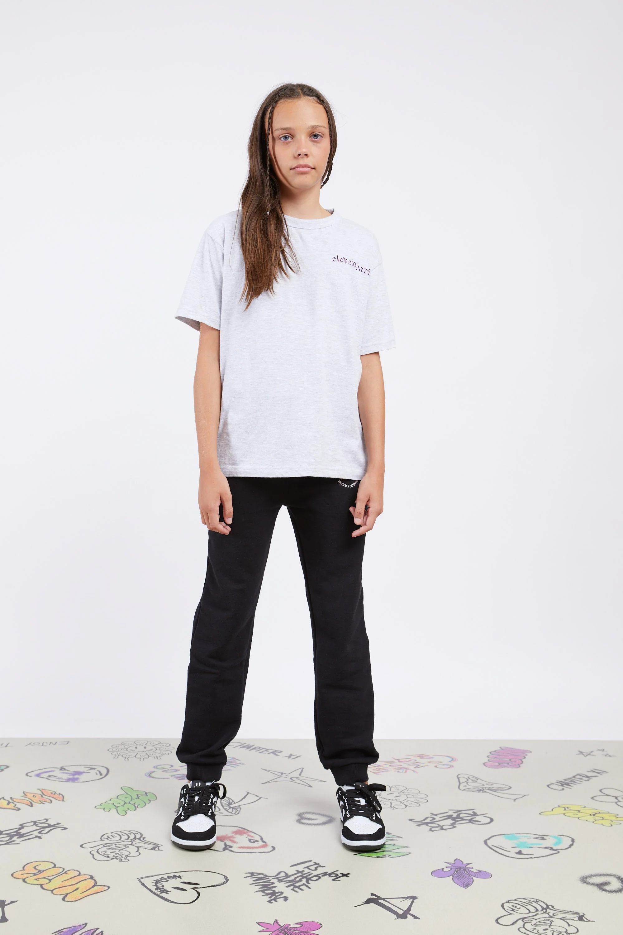 T-Shirt Bajus - Light Grey Melanged - Image 7