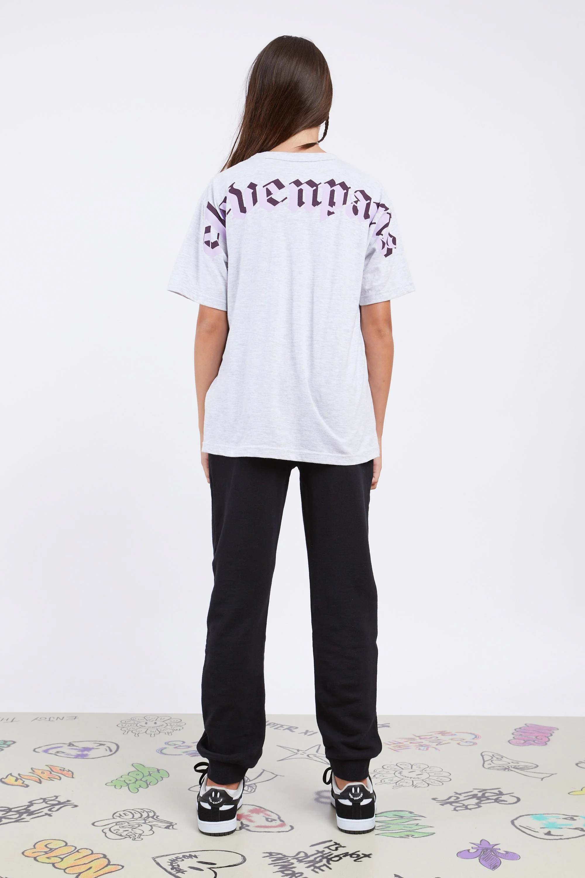 T-Shirt Bajus - Light Grey Melanged - Image 8