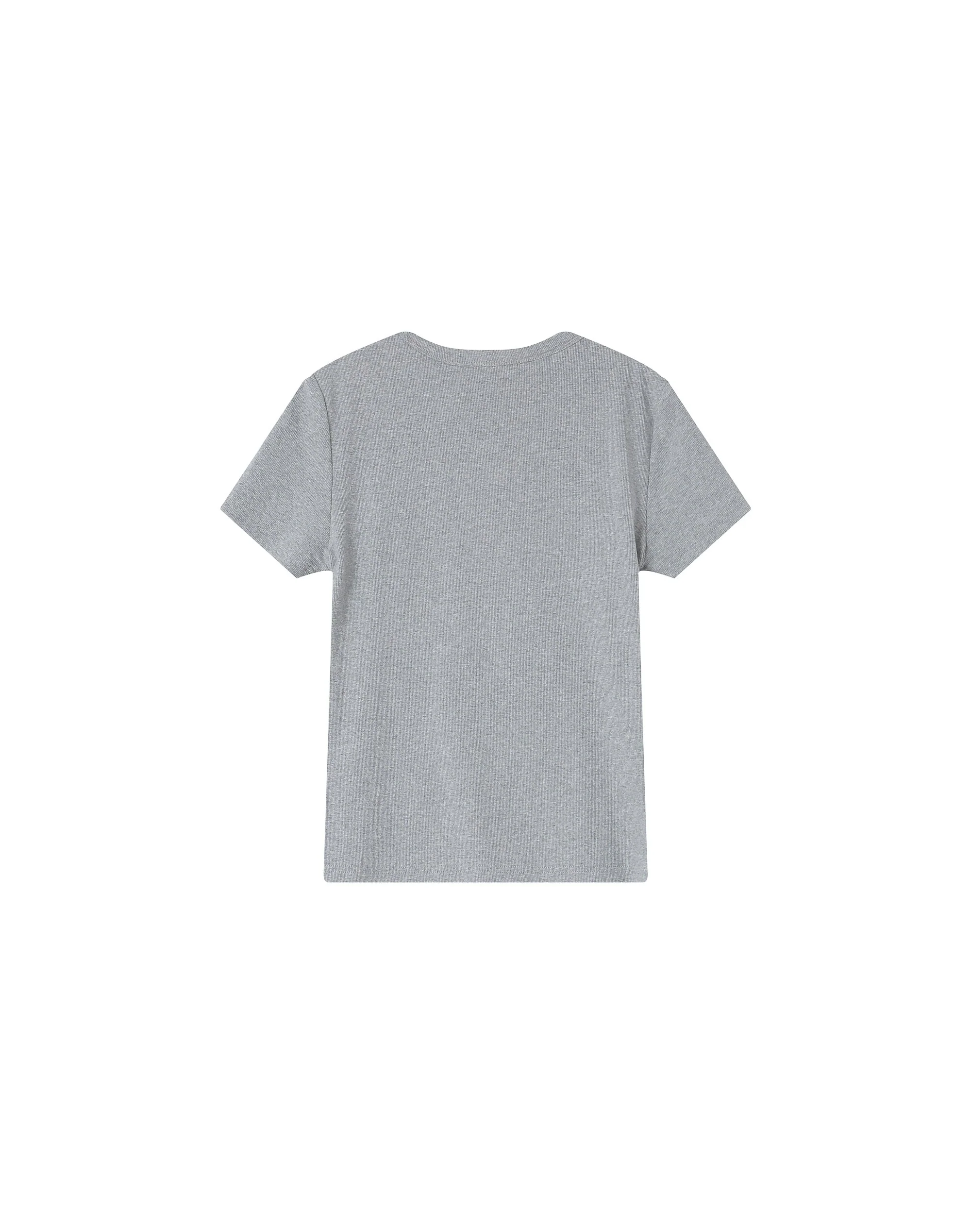 T-Shirt Col Rond Gris Sure - Image 6