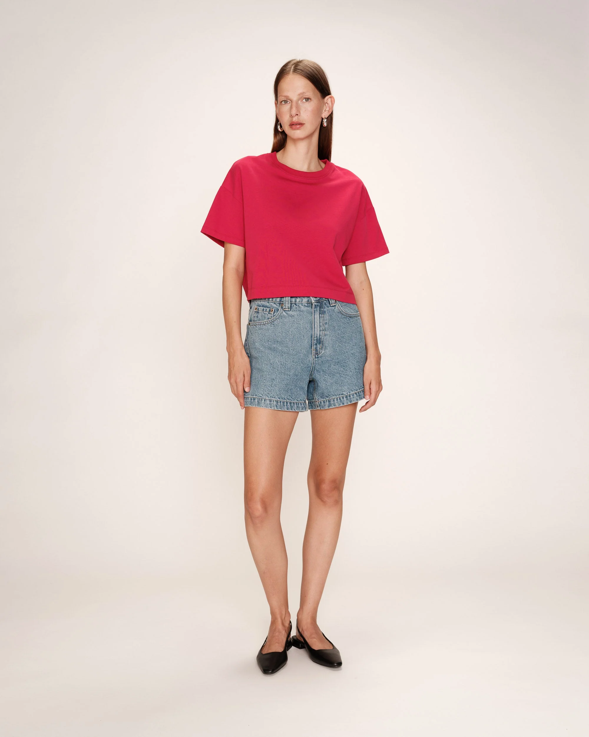 T-Shirt Rodin - Cerise - Image 3