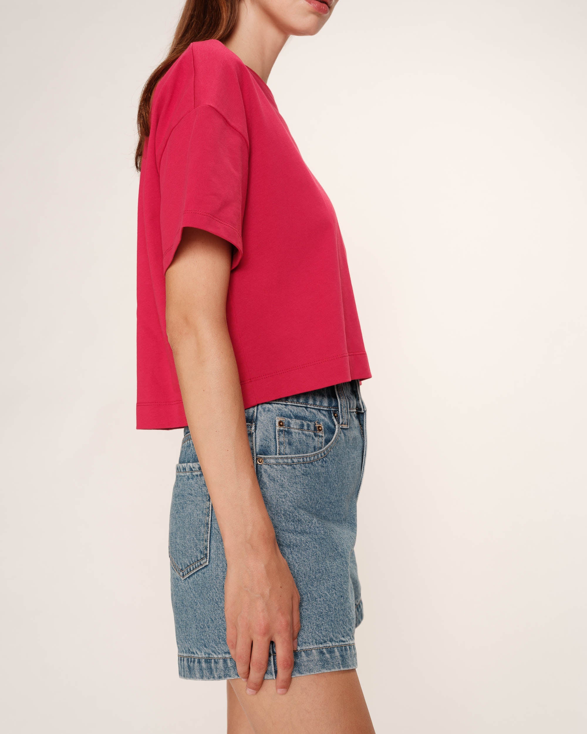T-Shirt Rodin - Cerise - Image 4