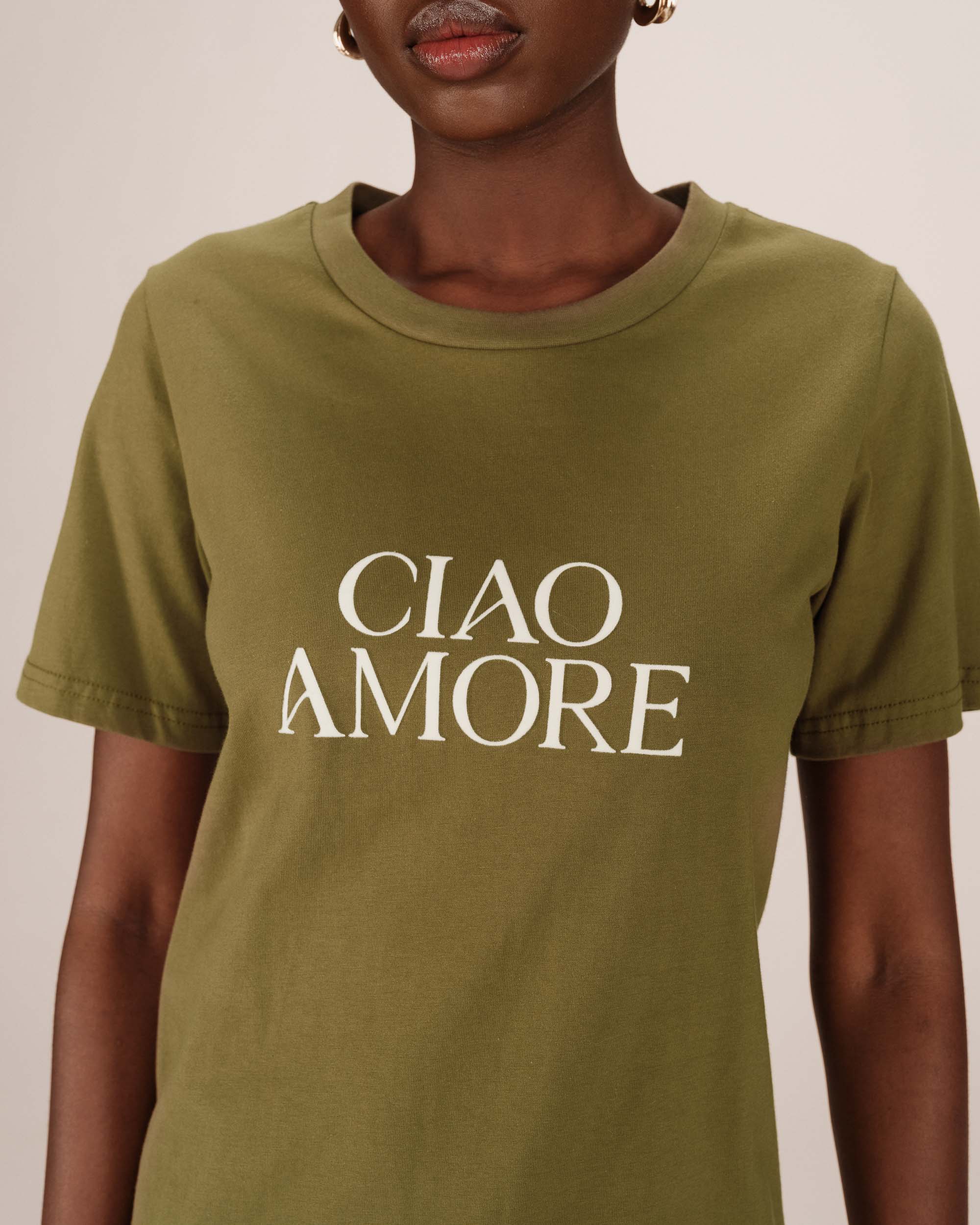 T-Shirt Imprimé Olive Soft - Image 2