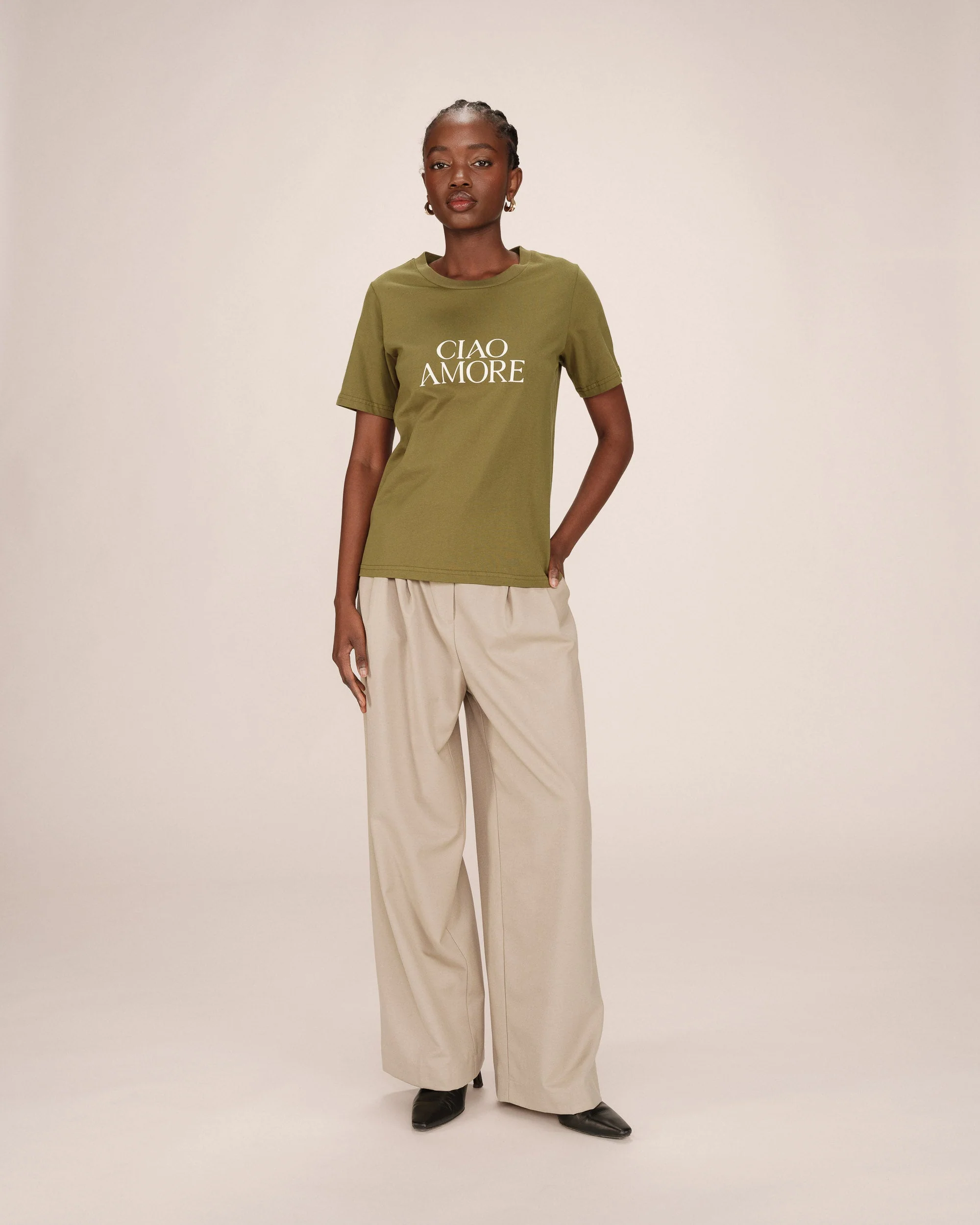 T-Shirt Imprimé Olive Soft - Image 3